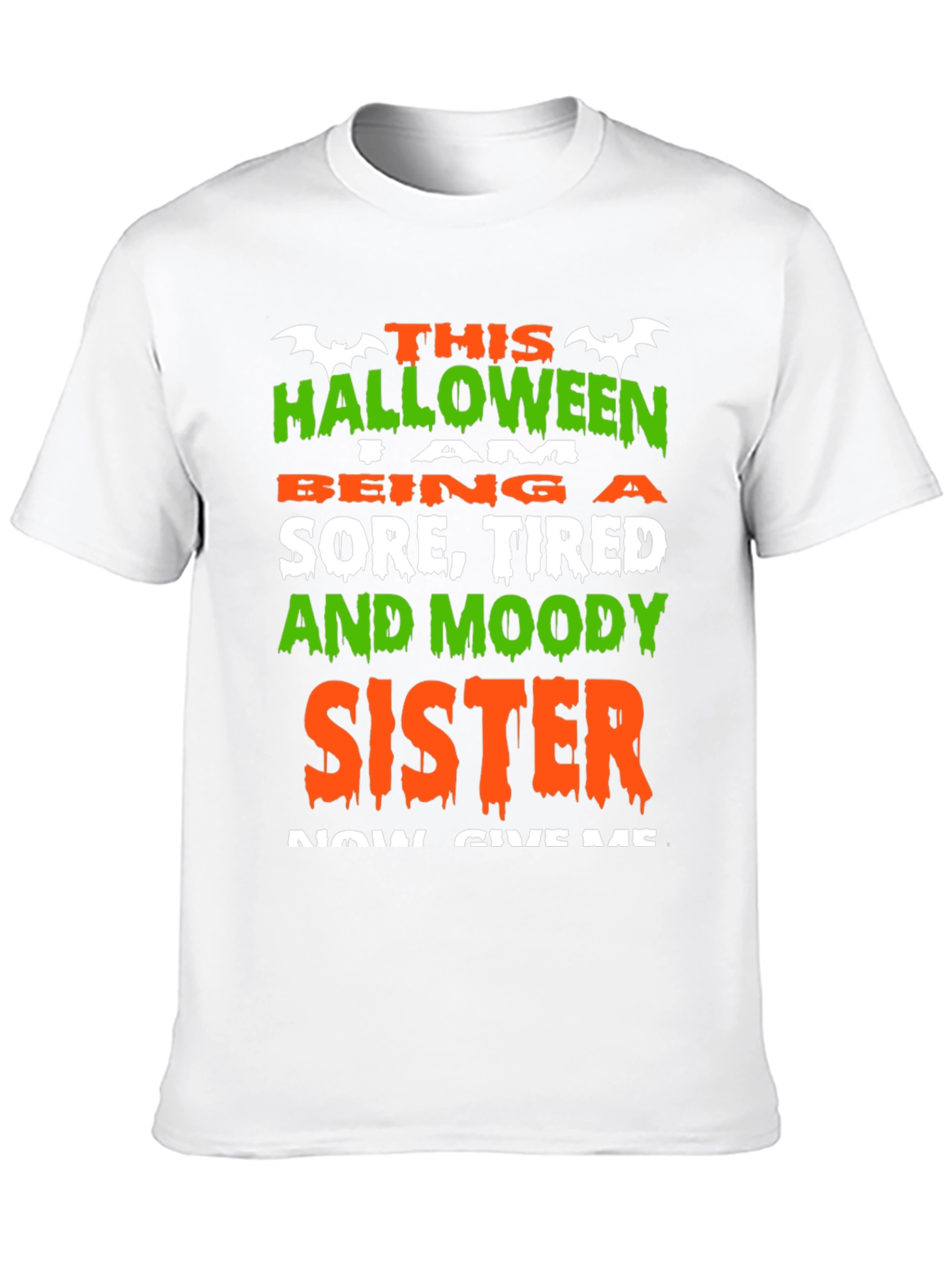 Funny Halloween Sister Graphic T-Shirt