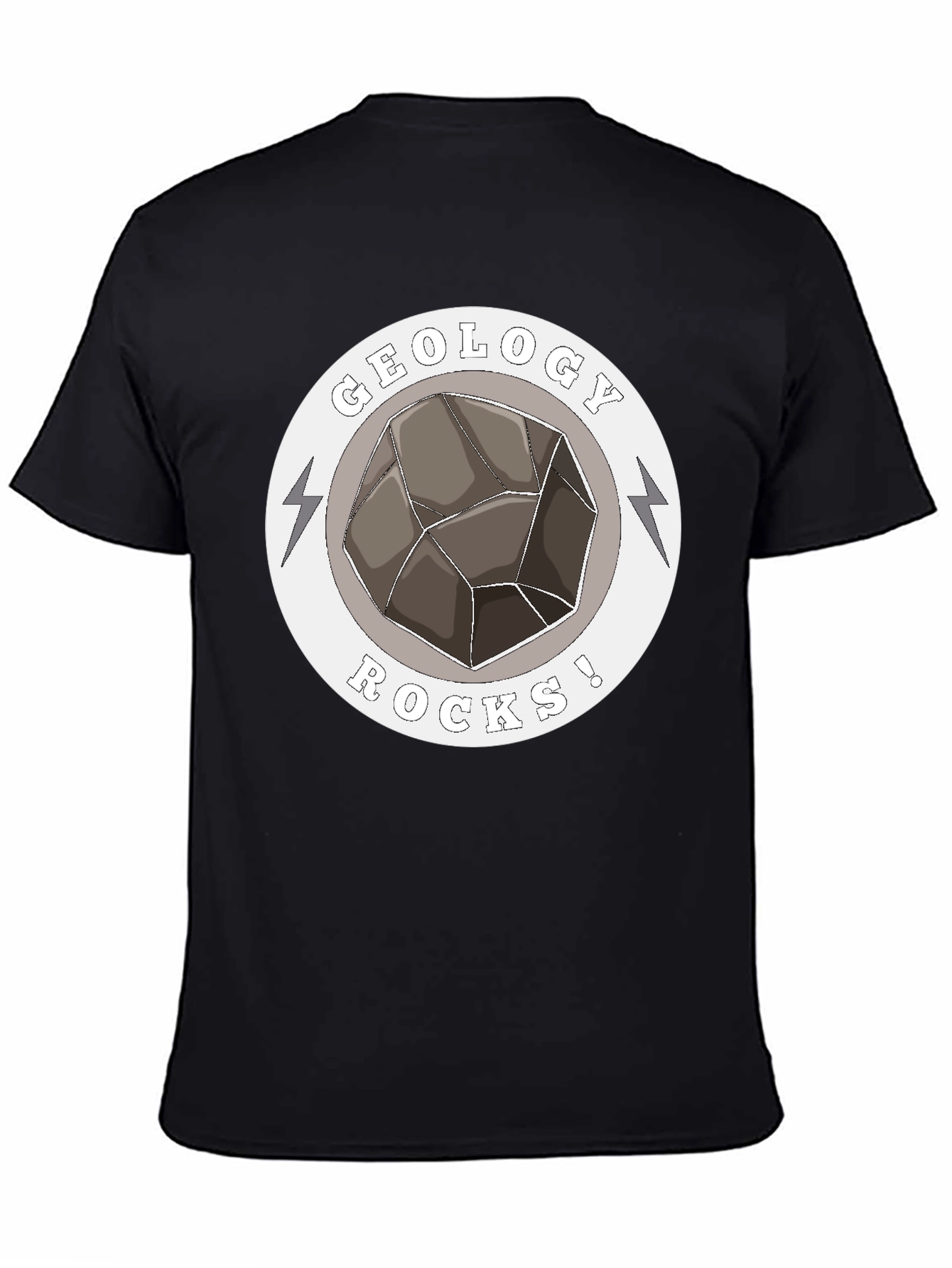 Geology Rocks! Graphic T-Shirt - Black