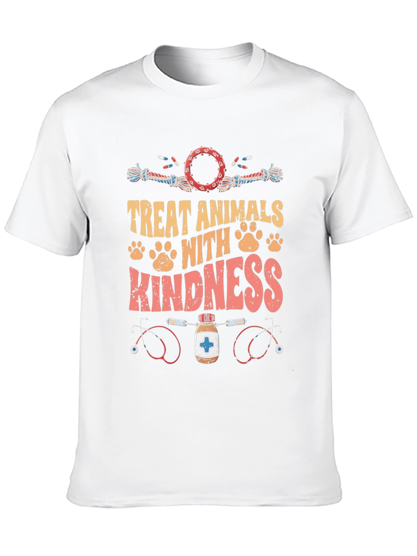 Treat Animals With Kindness Graphic Tee