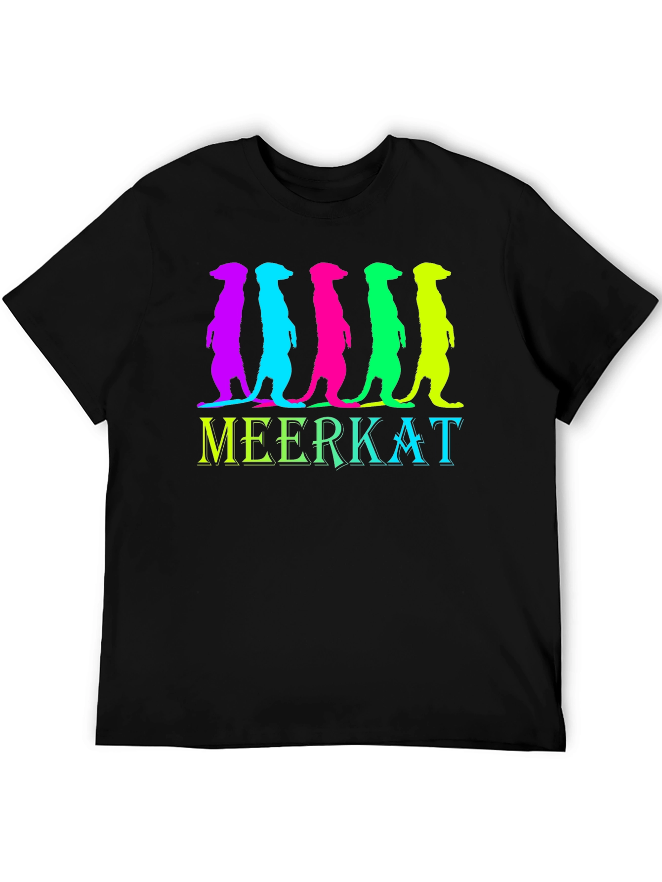 Vibrant Meerkat Graphic Tee - Unique Design