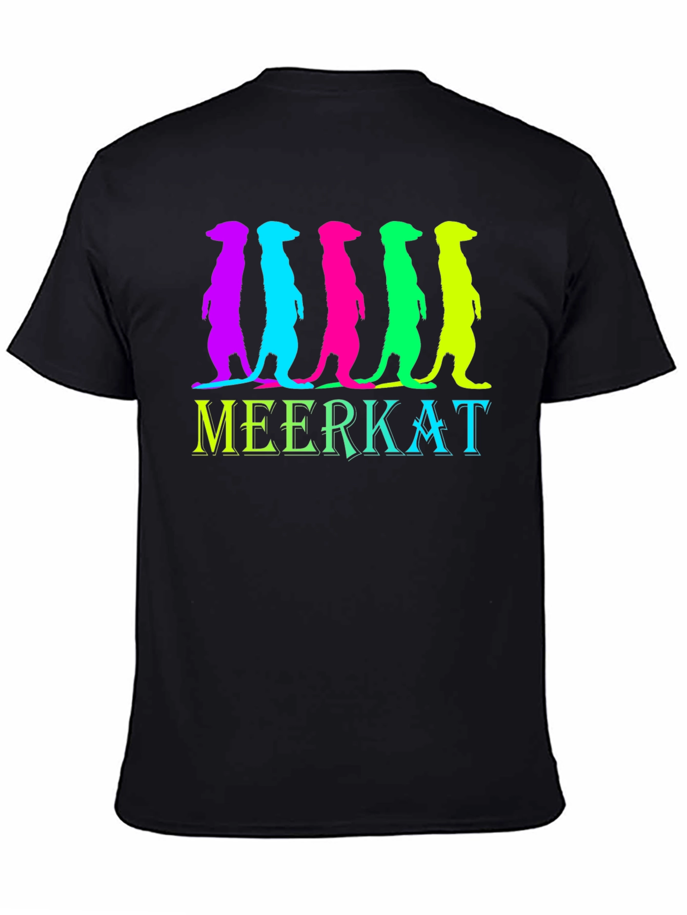 Vibrant Meerkat Graphic Tee - Unique Design
