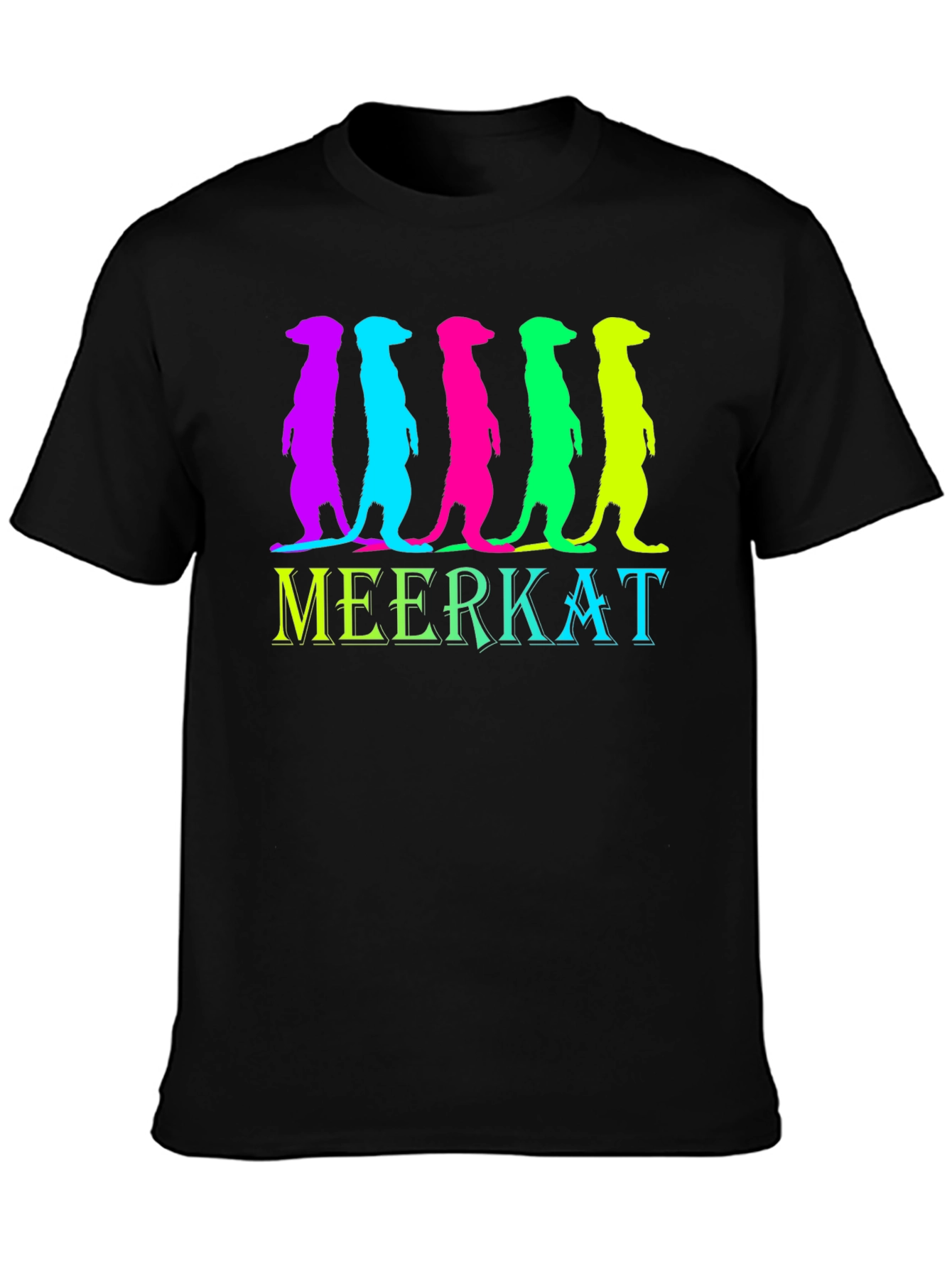 Vibrant Meerkat Graphic Tee - Unique Design