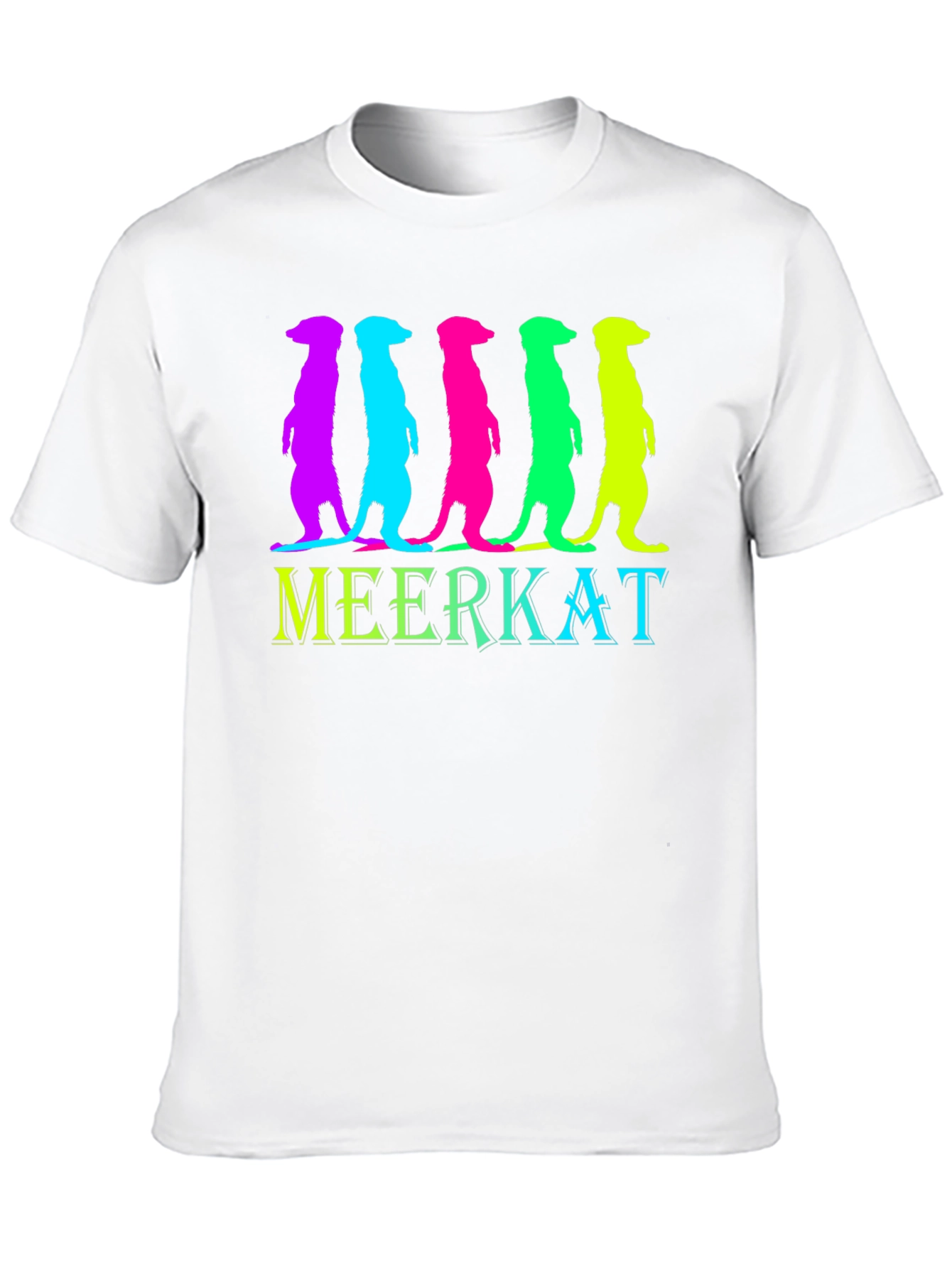 Vibrant Meerkat Graphic Tee - Unique Design