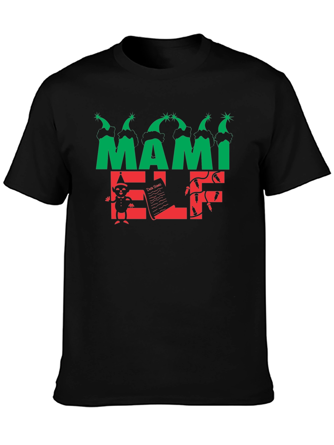 Mami Elf T-Shirt - Holiday Festive Wear