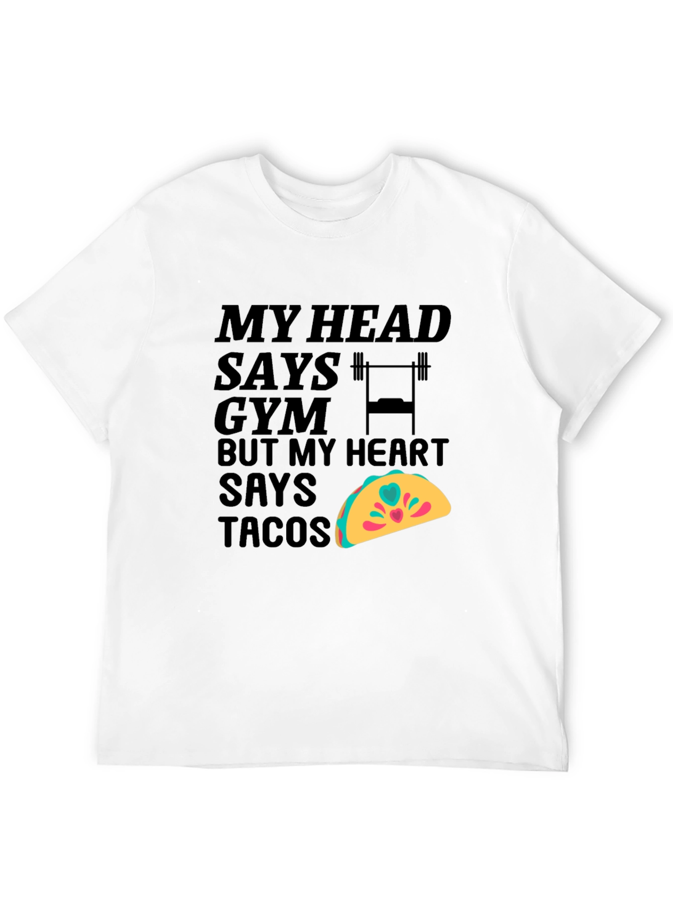 Gym & Tacos Funny T-Shirt