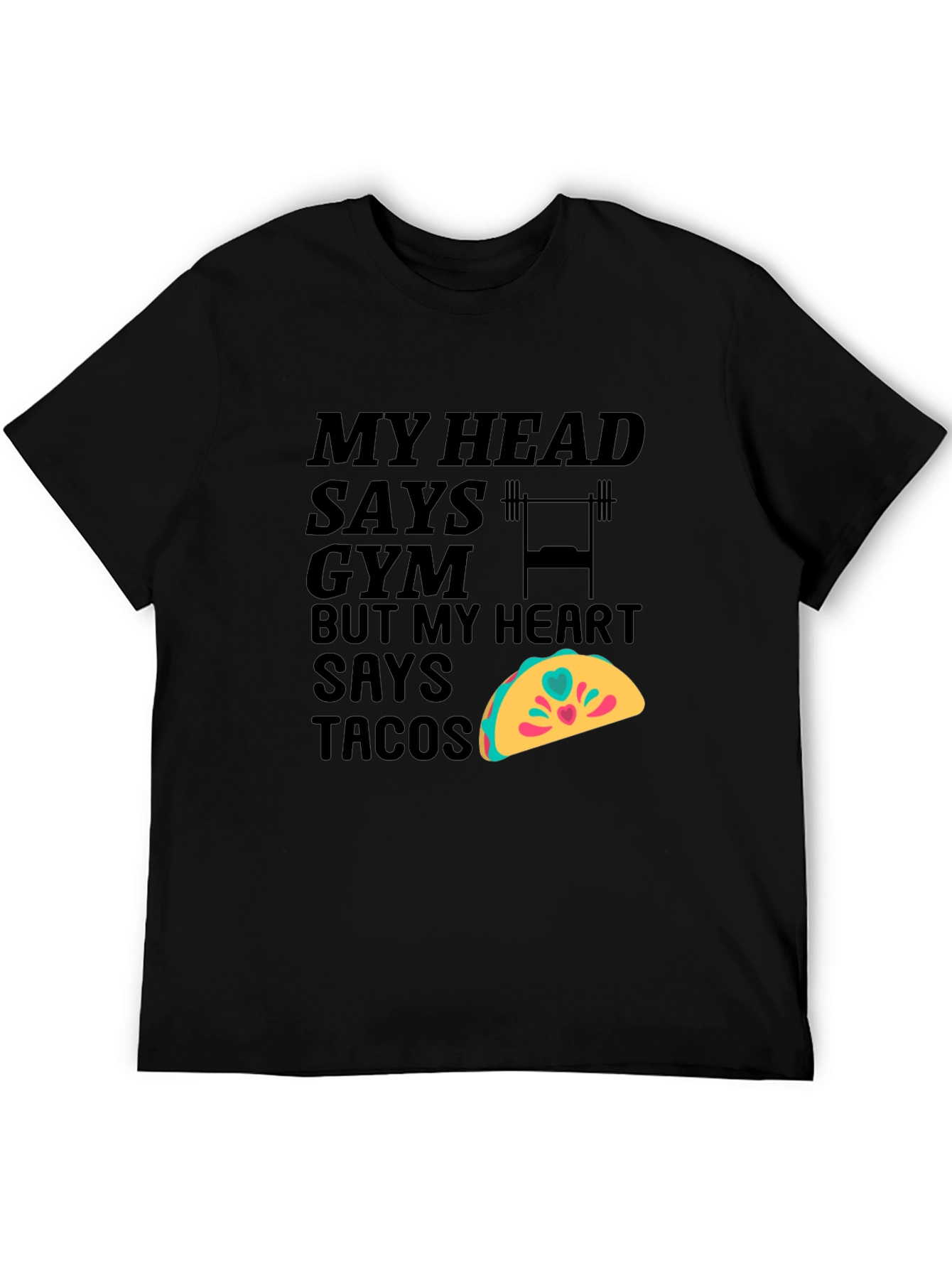 Gym & Tacos Funny T-Shirt
