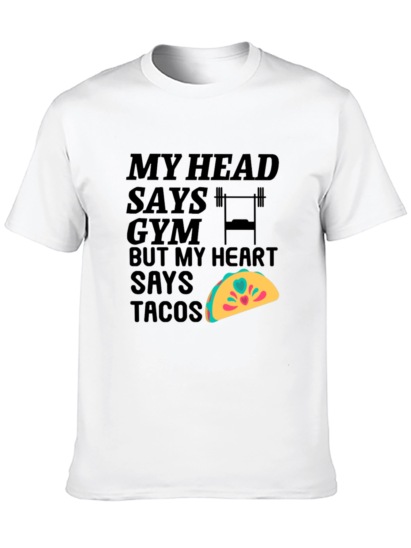 Gym & Tacos Funny T-Shirt