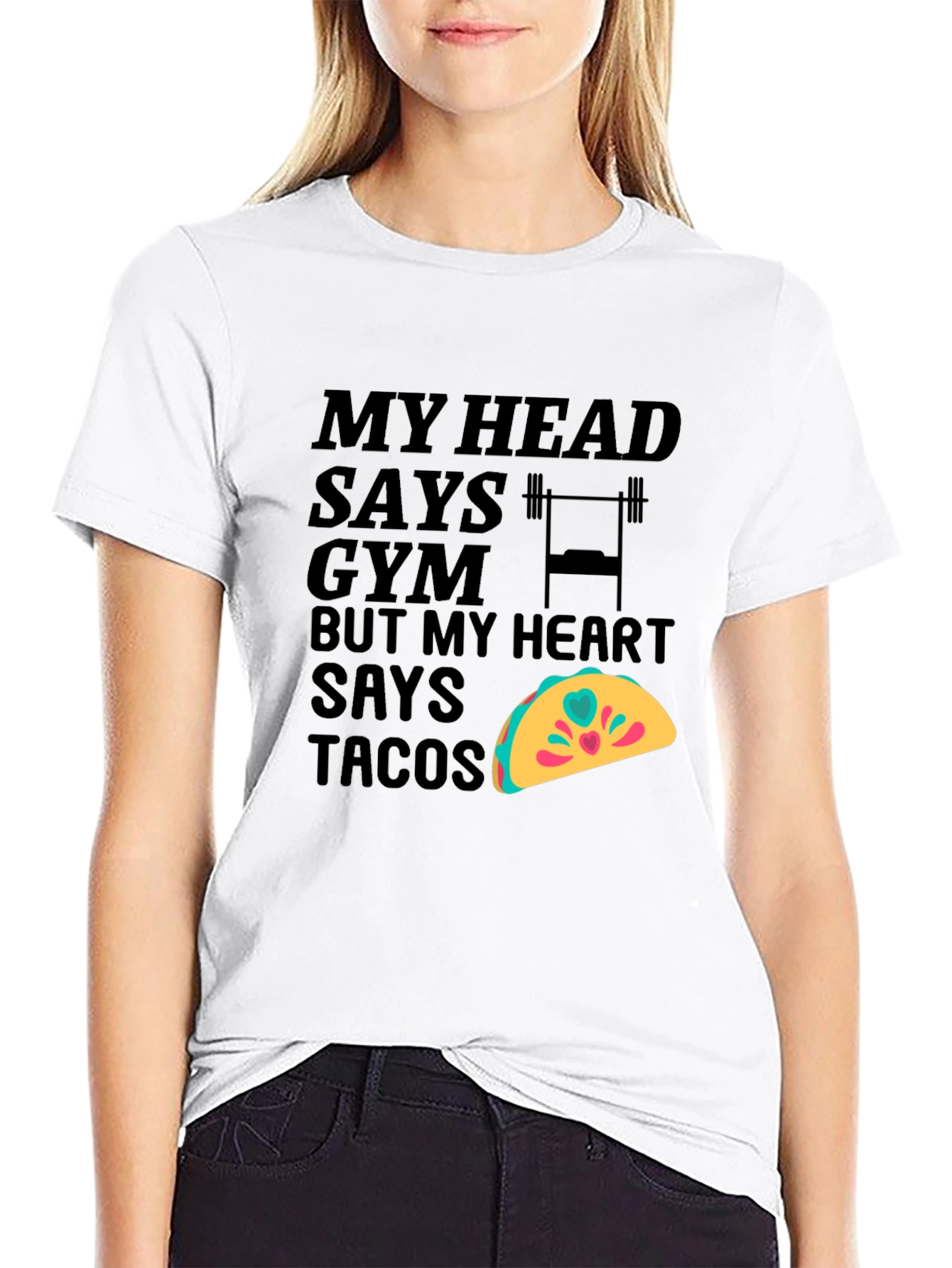 Gym & Tacos Funny T-Shirt