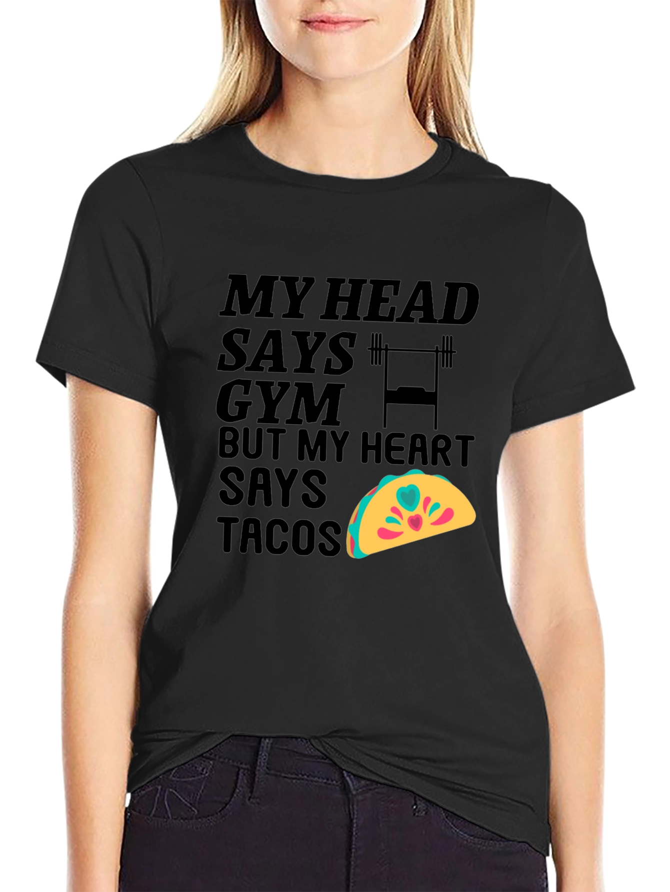 Gym & Tacos Funny T-Shirt