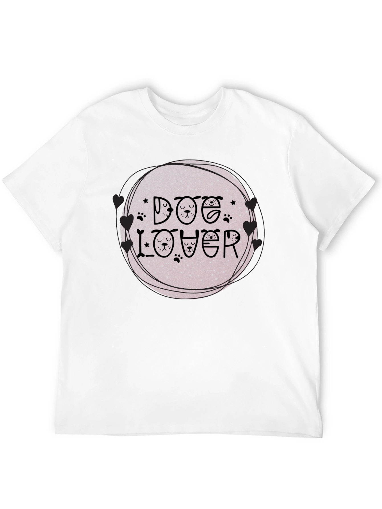 Dog Lover Graphic Tee - Unique Pet Design