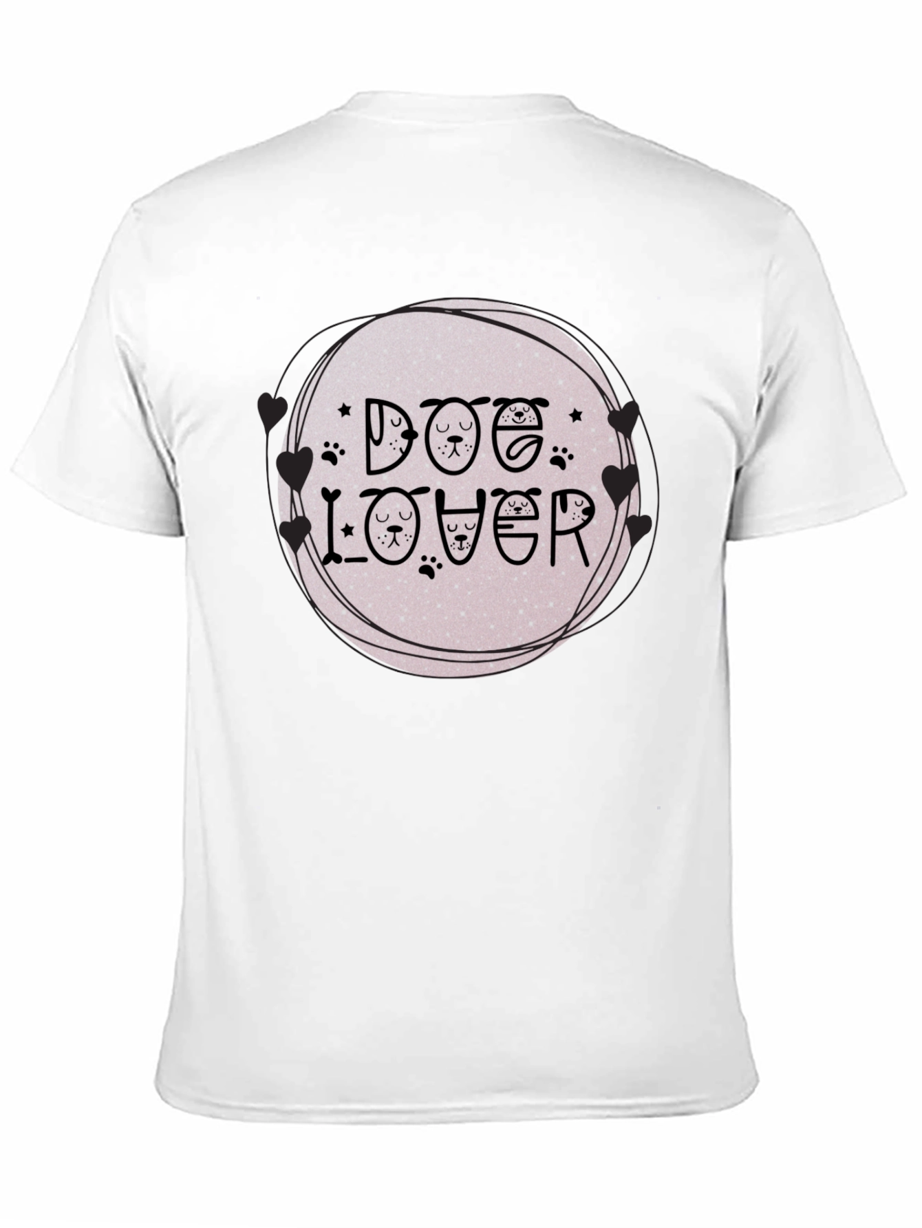 Dog Lover Graphic Tee - Unique Pet Design