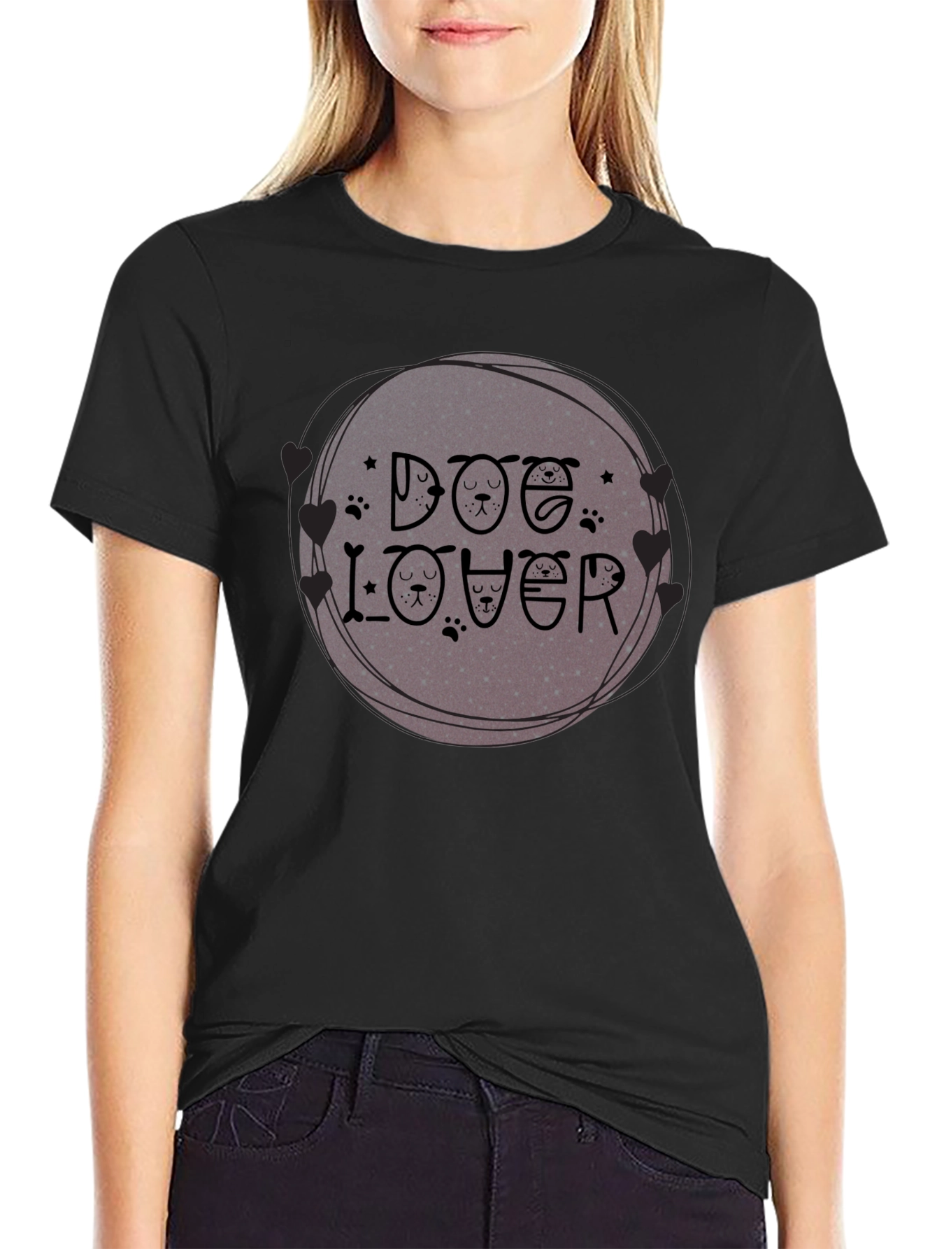 Dog Lover Graphic Tee - Unique Pet Design