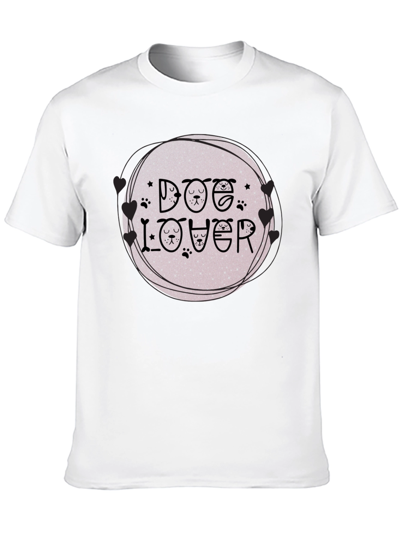 Dog Lover Graphic Tee - Unique Pet Design