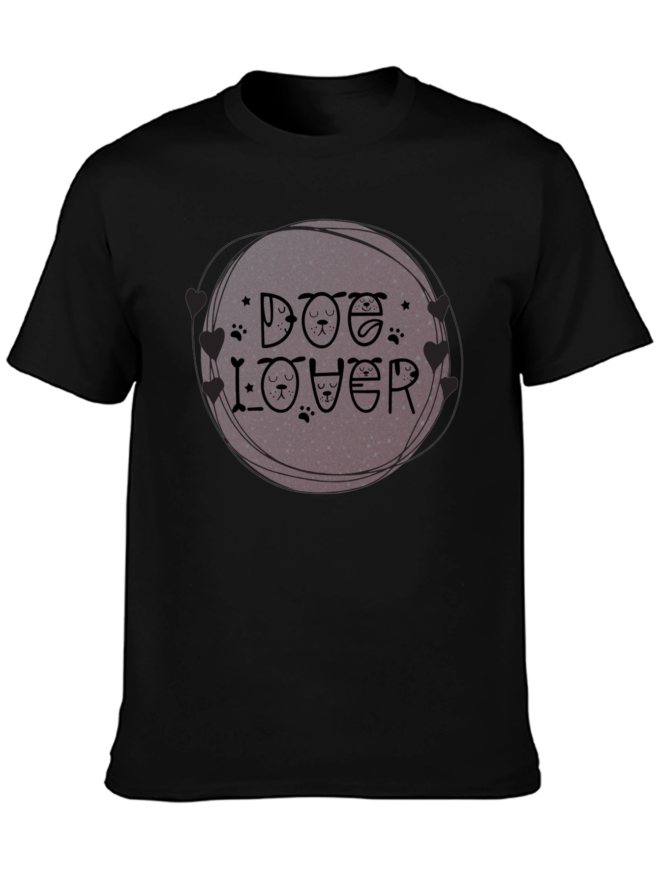 Dog Lover Graphic Tee - Unique Pet Design