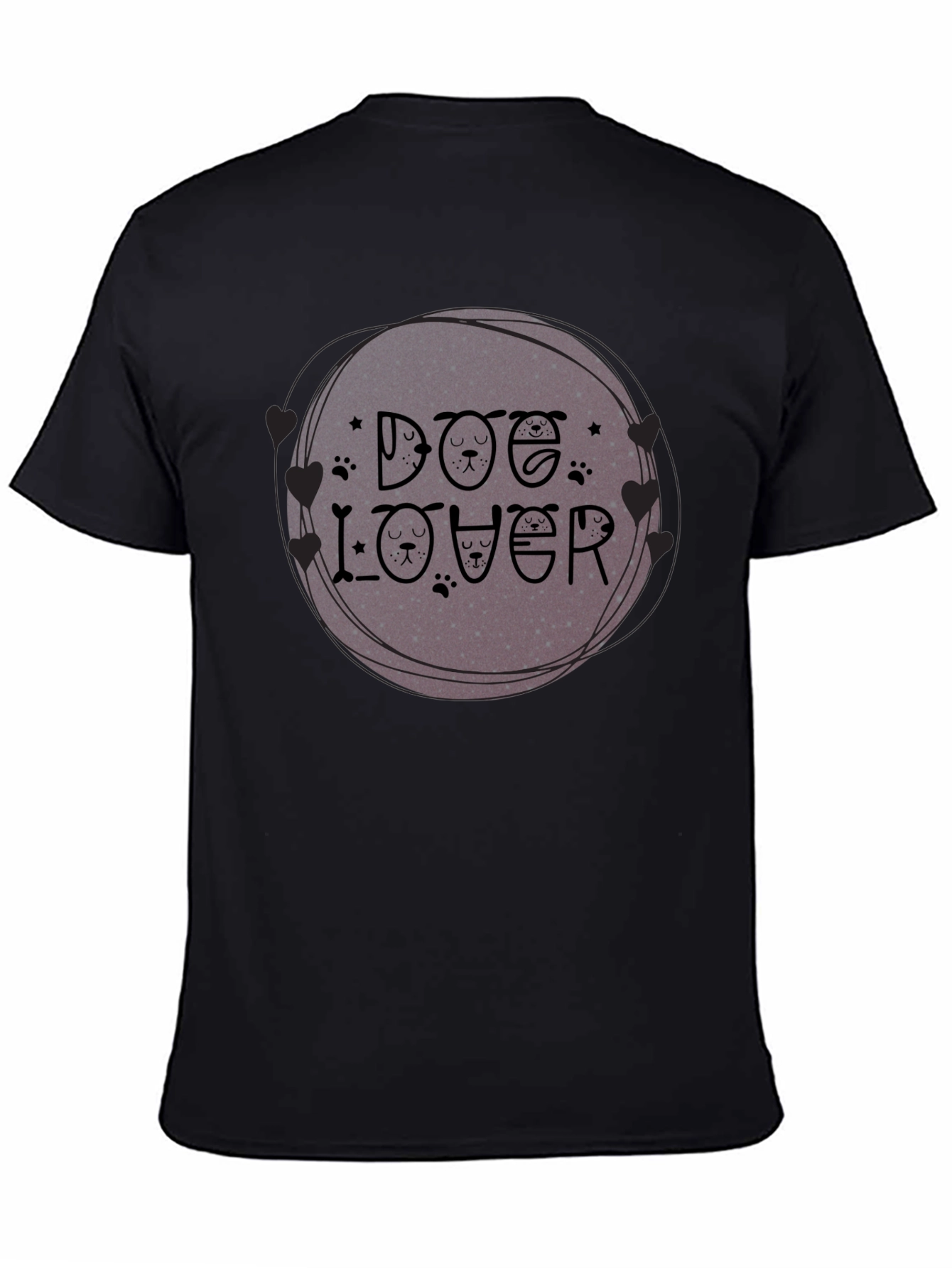 Dog Lover Graphic Tee - Unique Pet Design