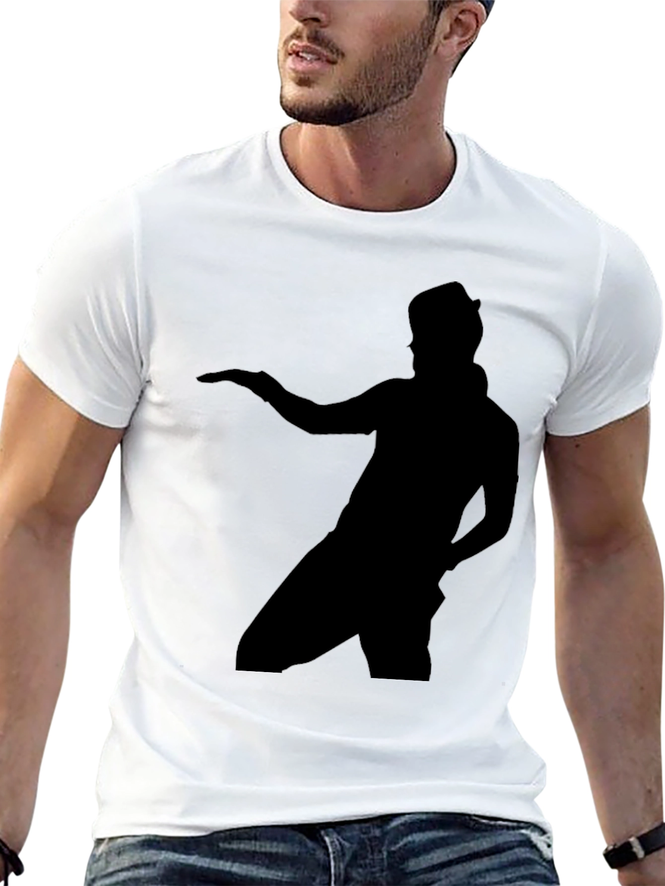 Michael Jackson Silhouette Black T-Shirt