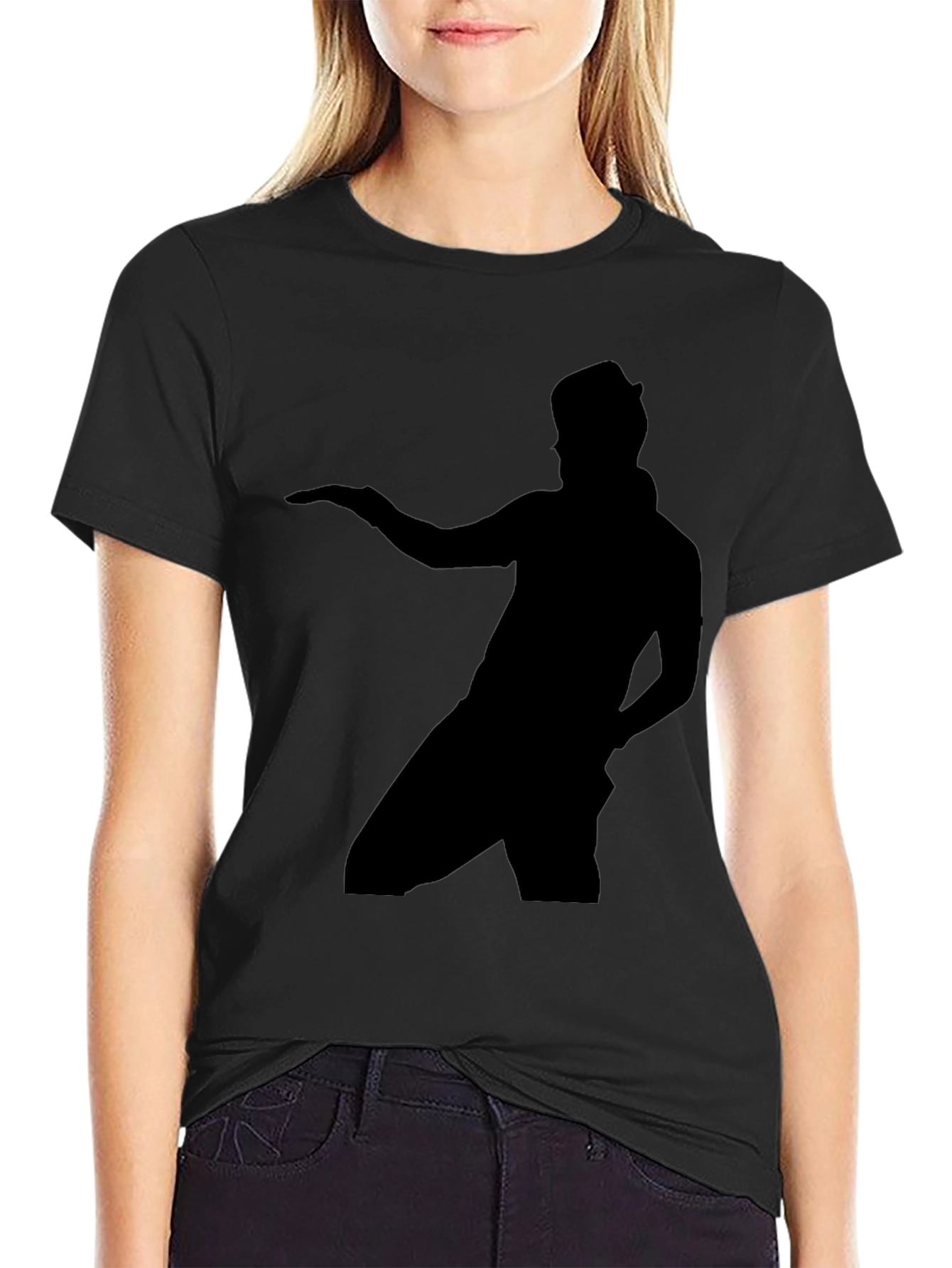 Michael Jackson Silhouette Black T-Shirt