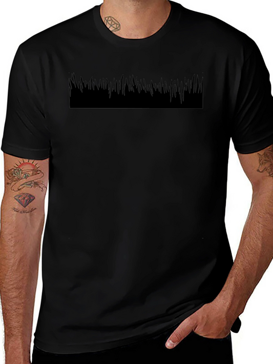 Black Graphic Tee - Minimalist Style