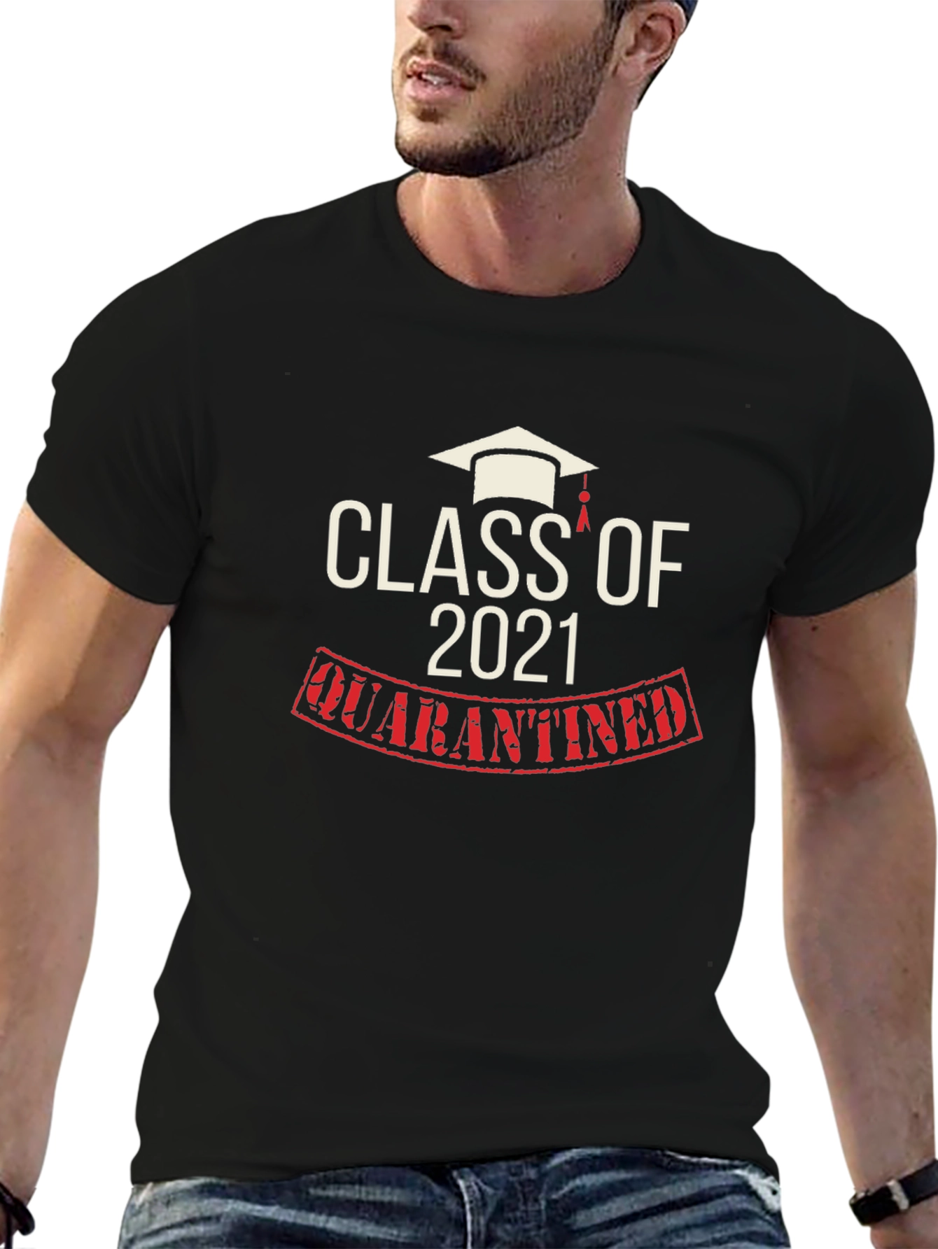 Class of 2021 Quarantined Black T-Shirt