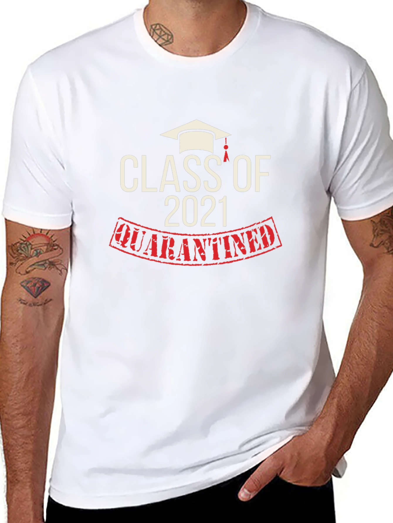 Class of 2021 Quarantined Black T-Shirt