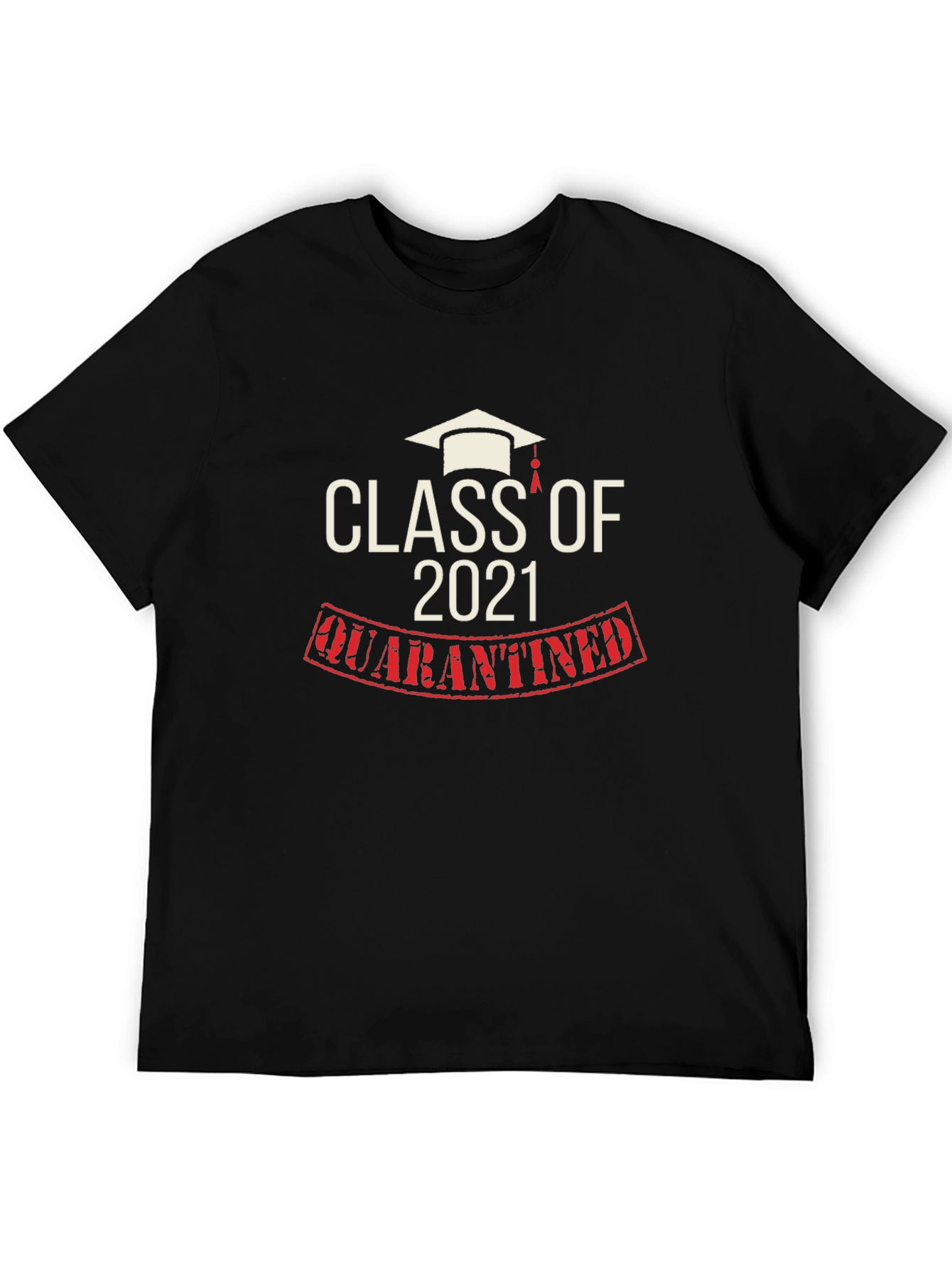 Class of 2021 Quarantined Black T-Shirt
