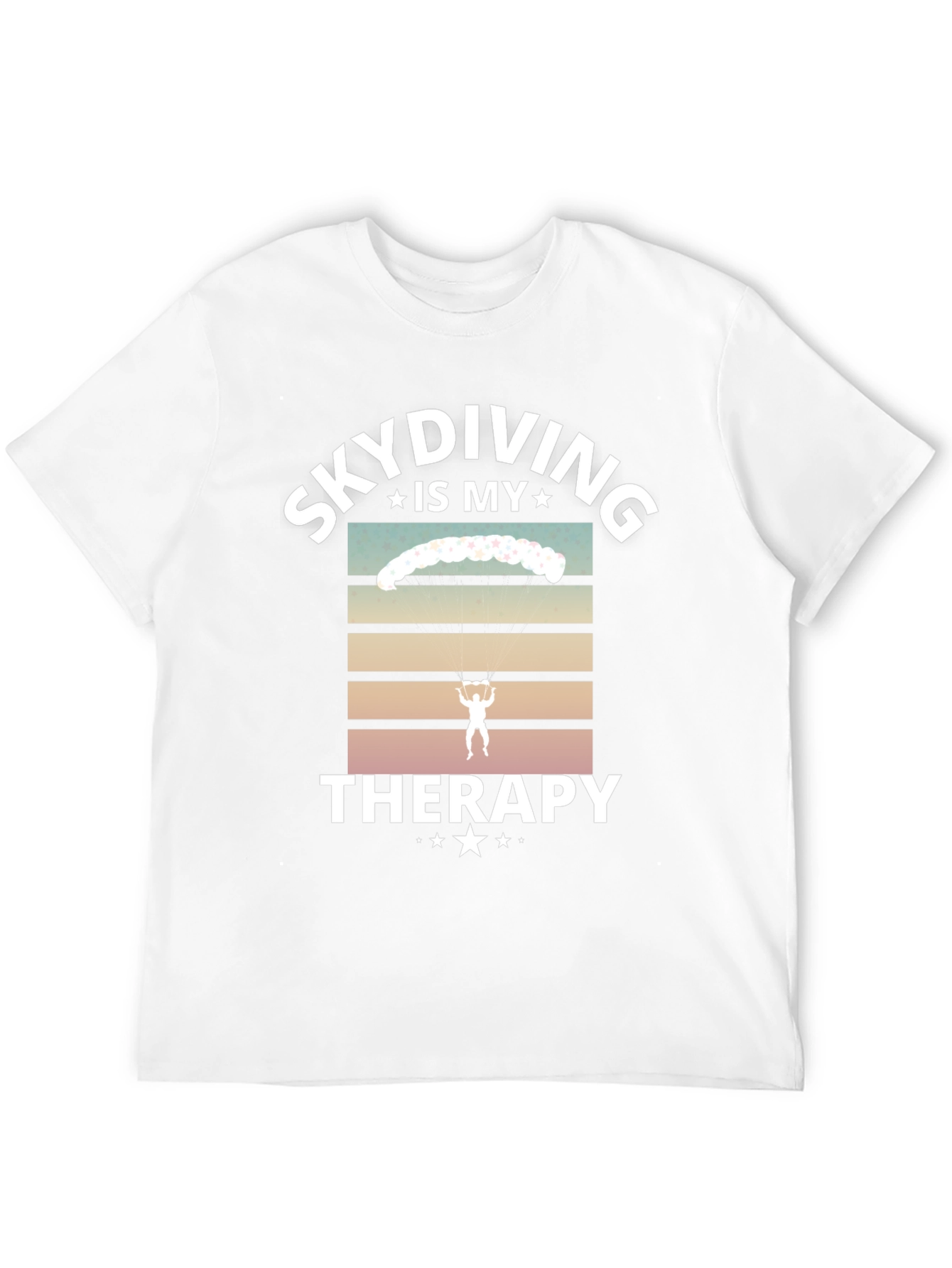 Skydiving Is My Therapy Graphic T-Shirt