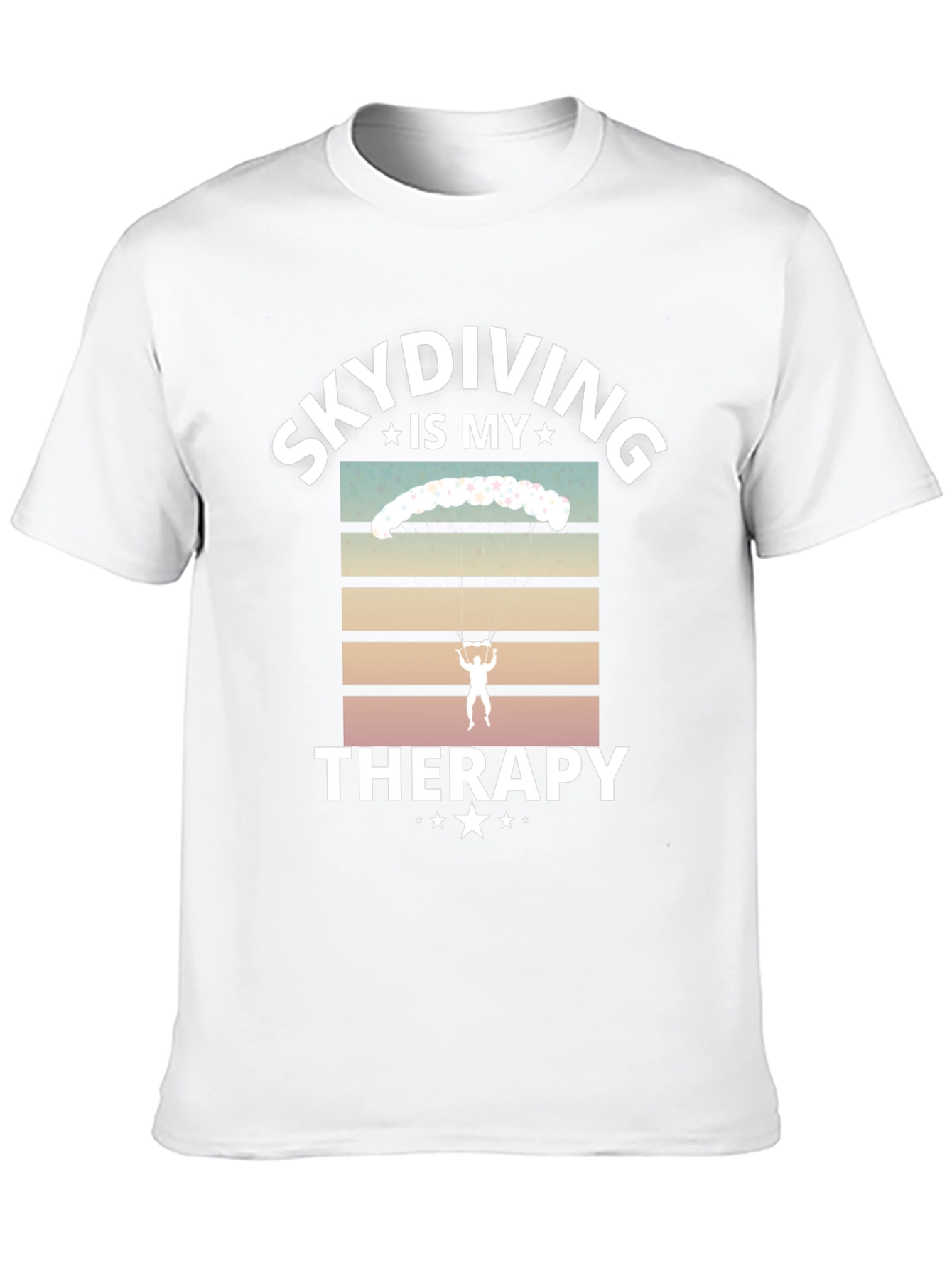 Skydiving Is My Therapy Graphic T-Shirt