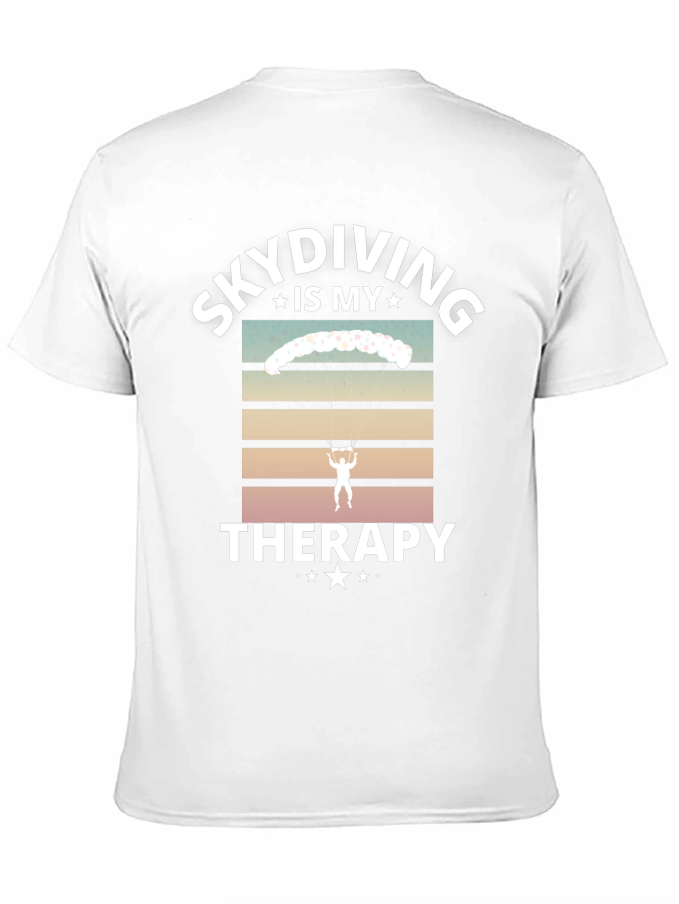 Skydiving Is My Therapy Graphic T-Shirt