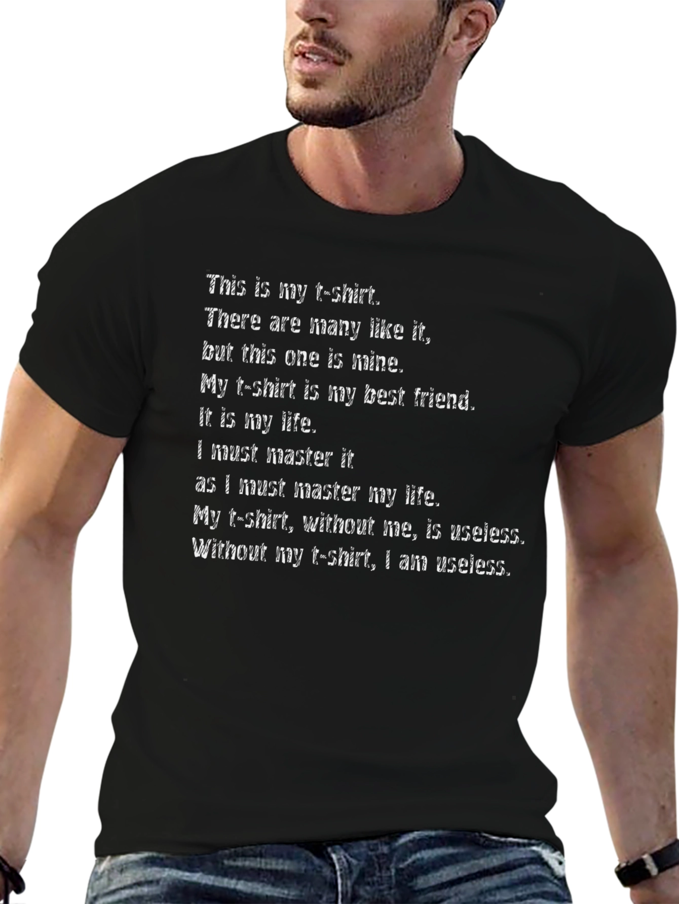 My T-Shirt Black Graphic Tee