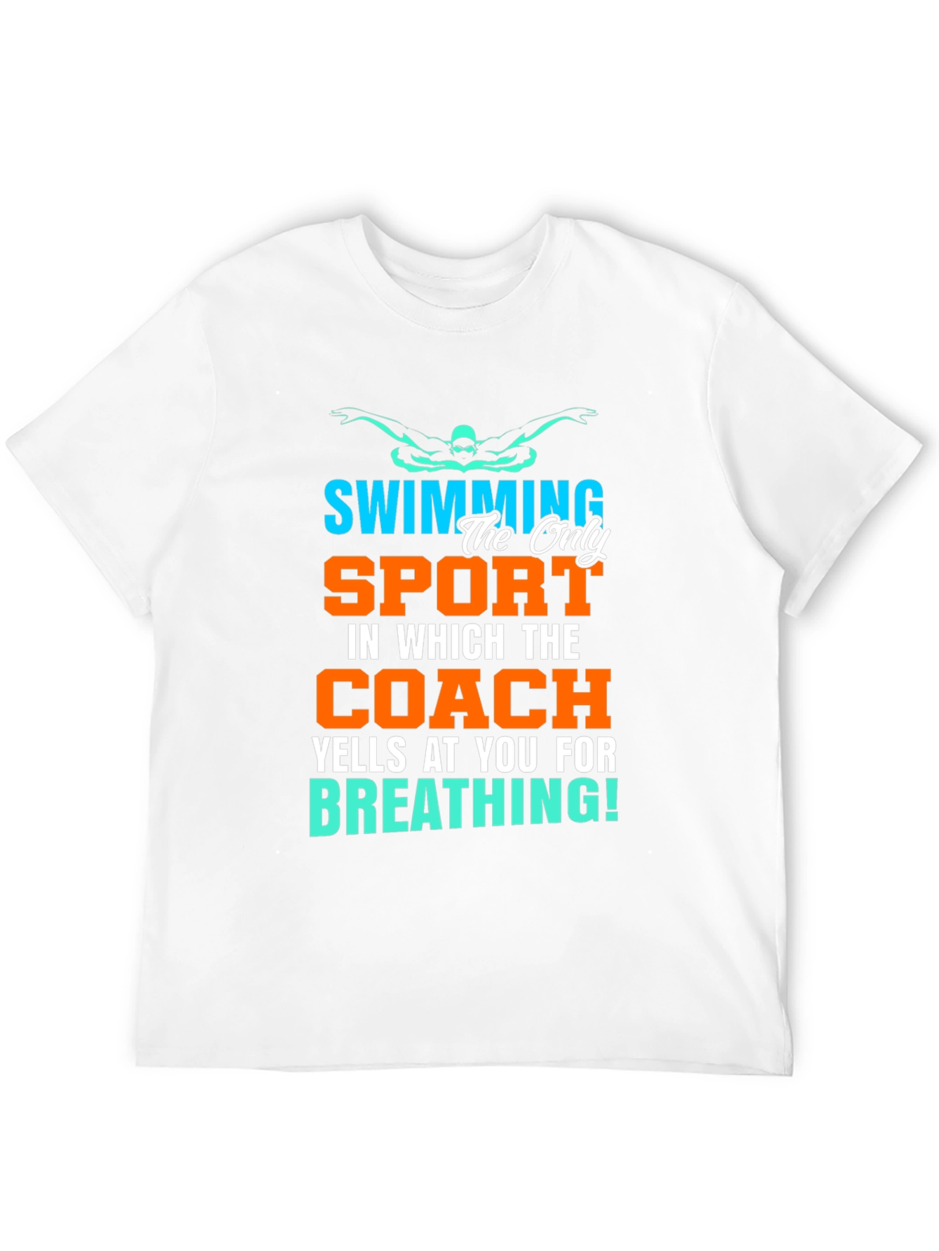Funny Swimming Coach T-Shirt for Swimmers