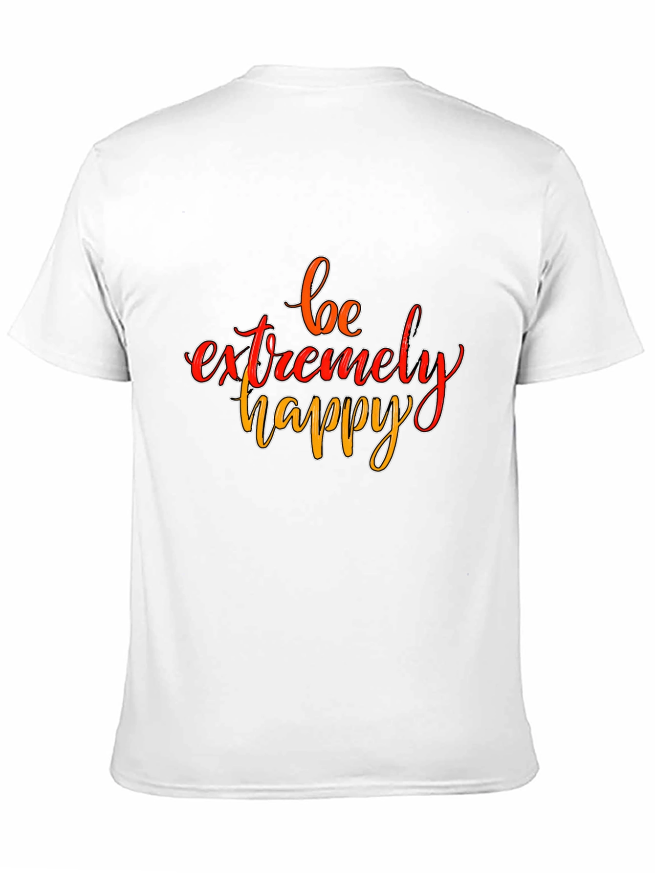 Be Extremely Happy Graphic Tee - Black