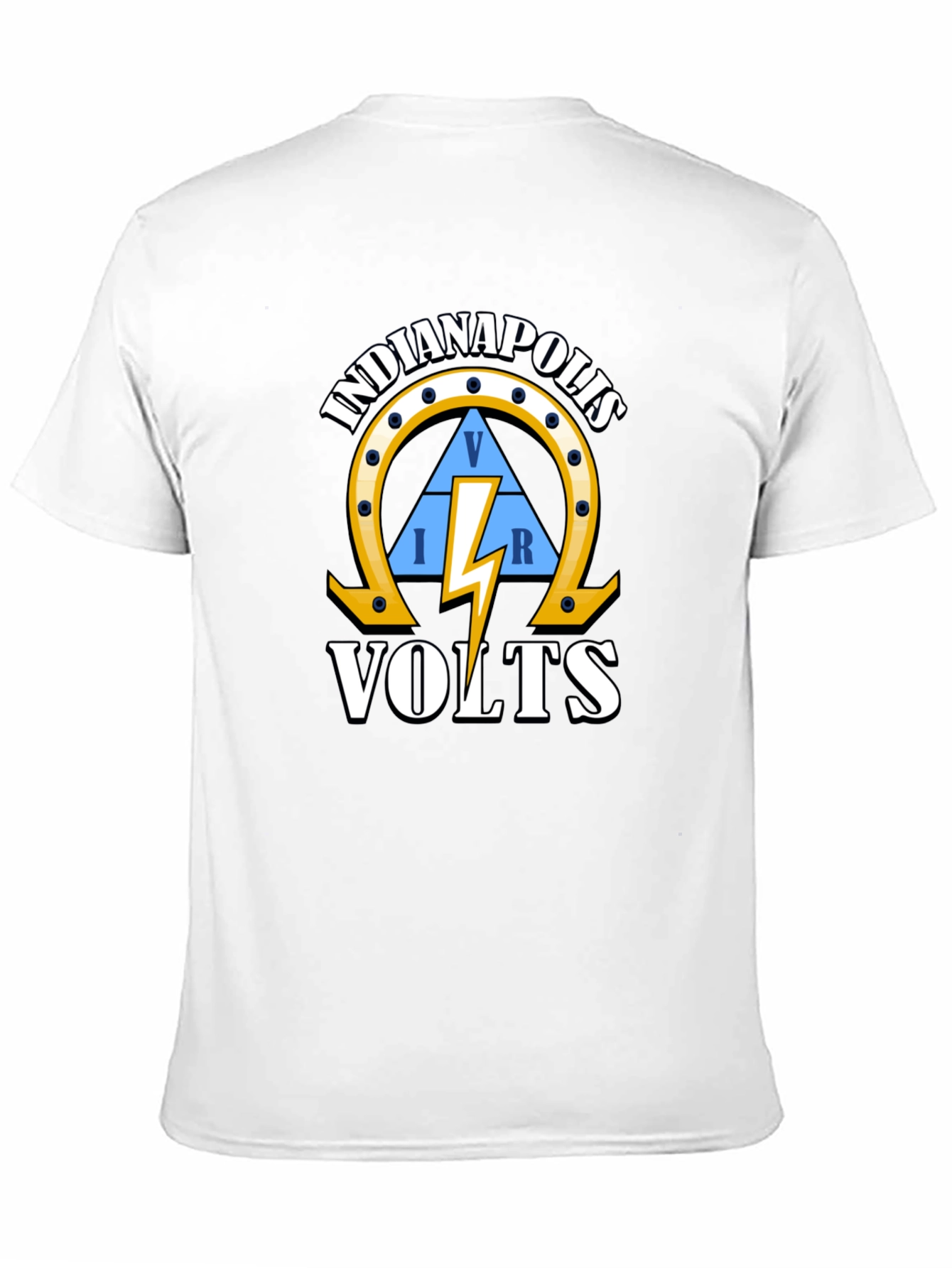 Indianapolis VOLTS Black Graphic T-Shirt