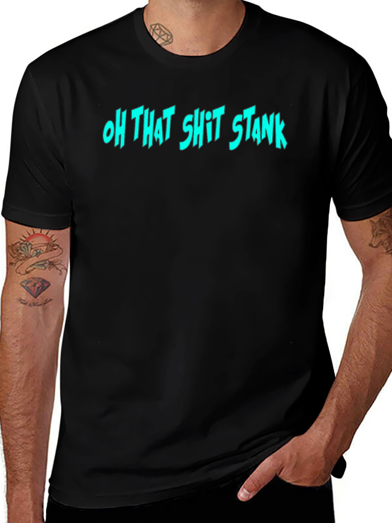 Oh That Stank Black Graphic Tee