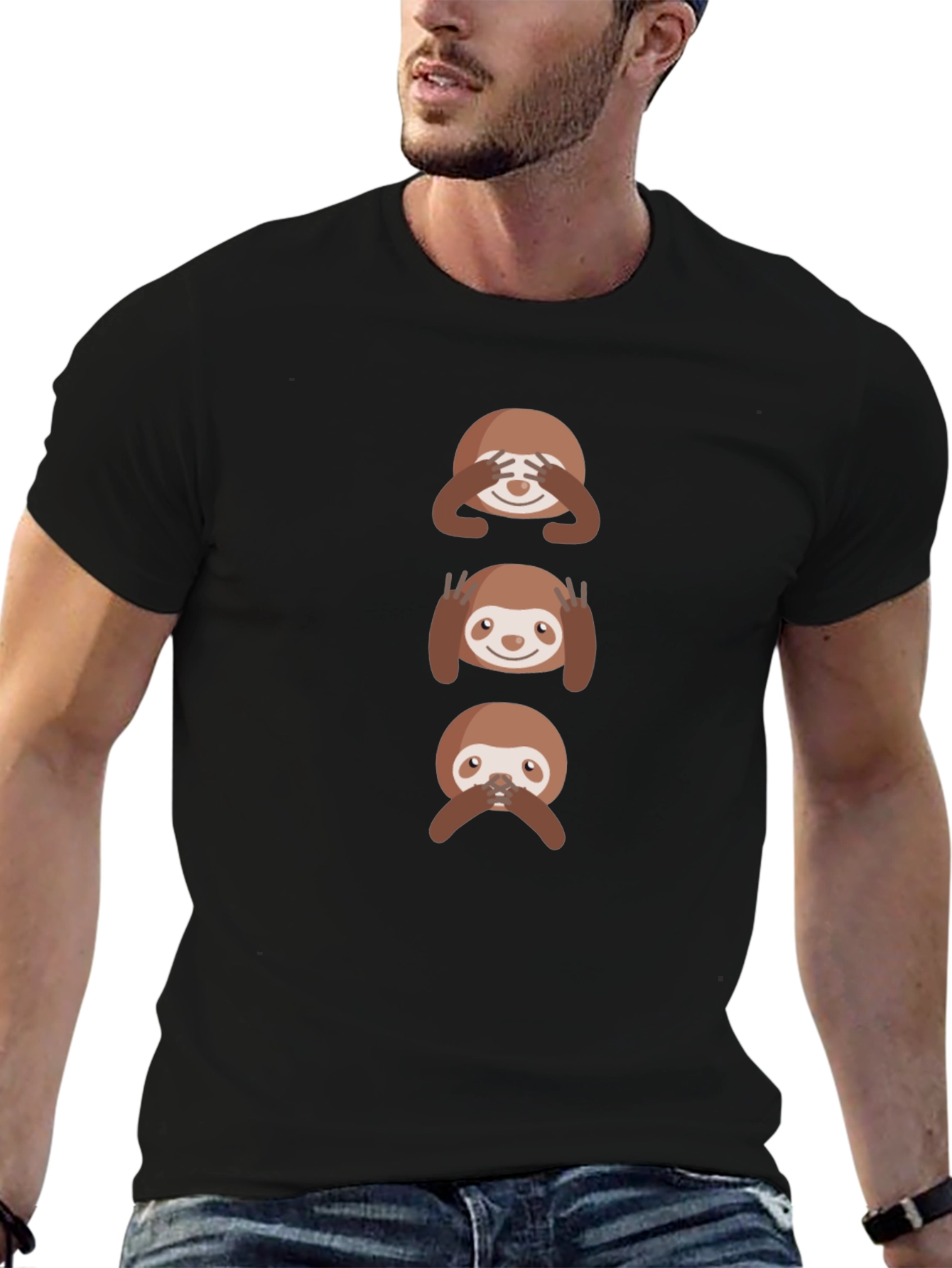 See No Evil Sloth Graphic Tee