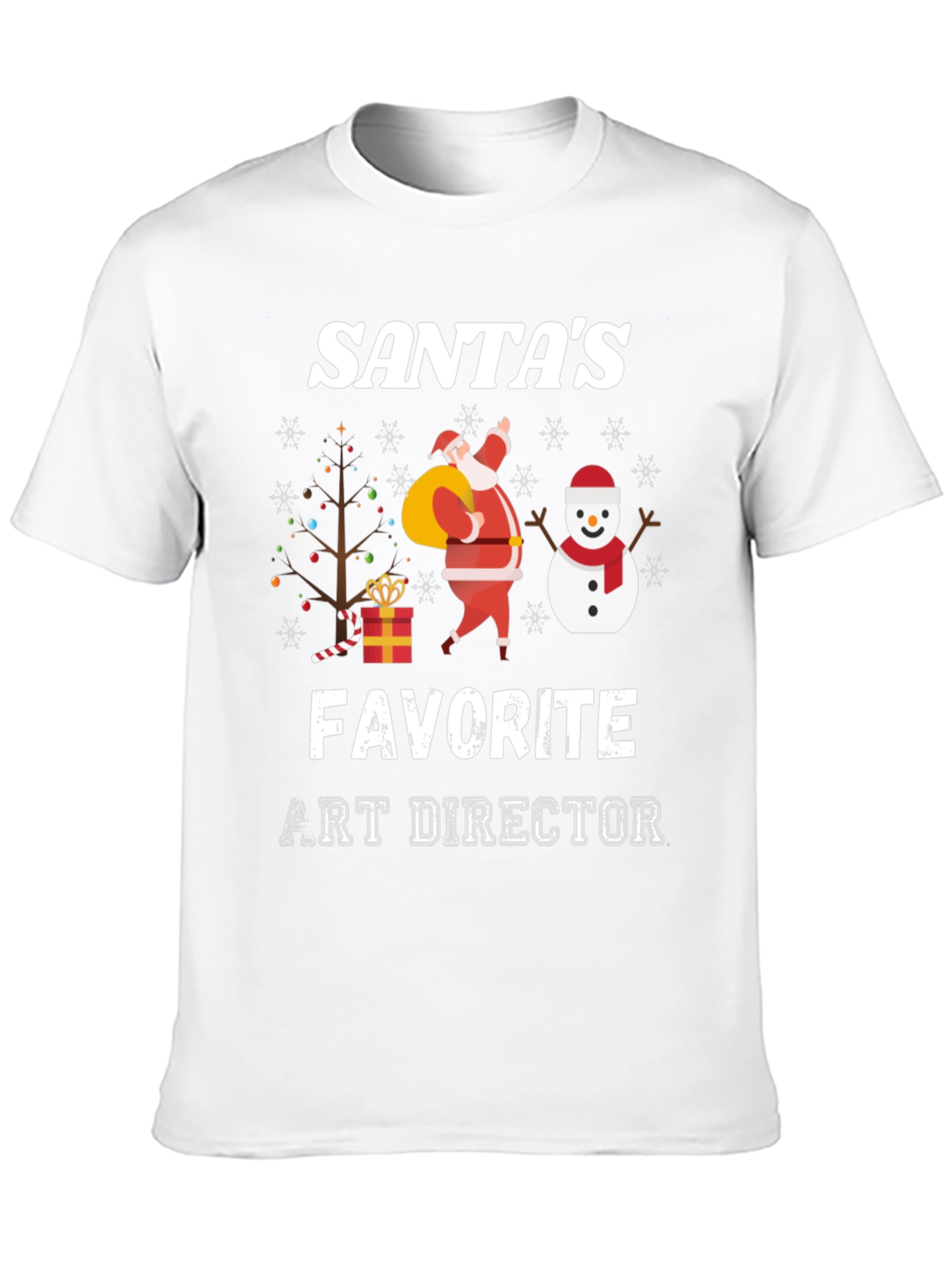 Santas Favorite Art Director Holiday T-Shirt