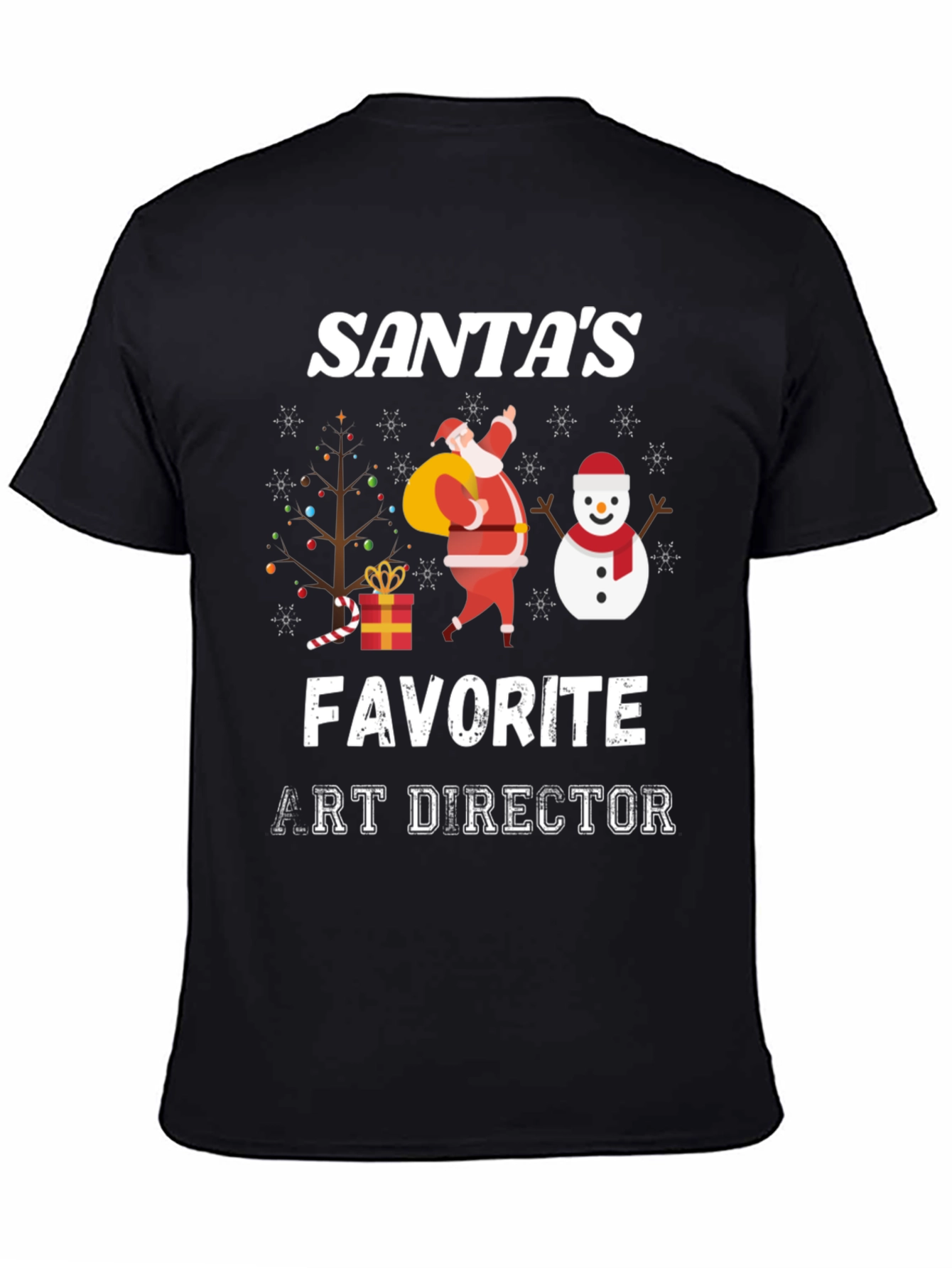 Santas Favorite Art Director Holiday T-Shirt