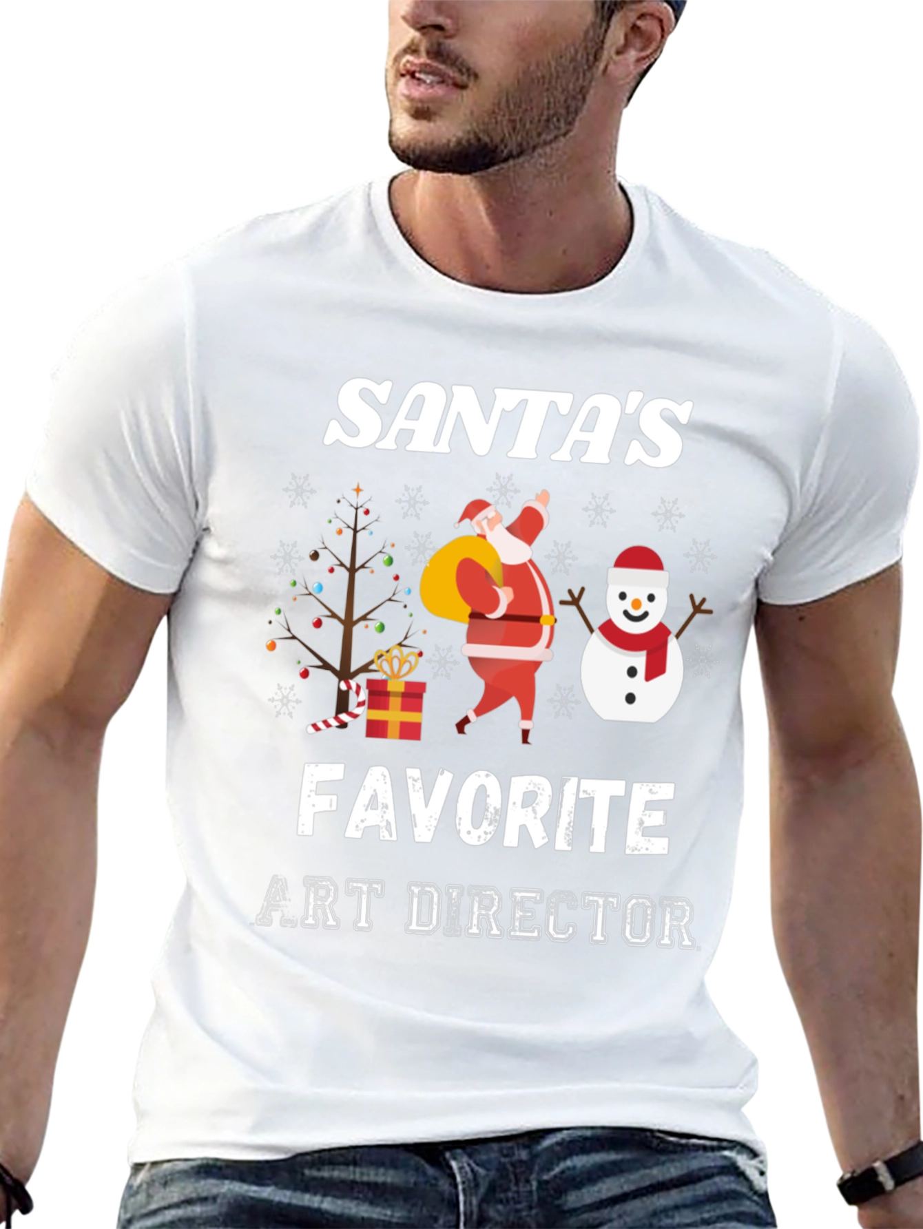 Santas Favorite Art Director Holiday T-Shirt