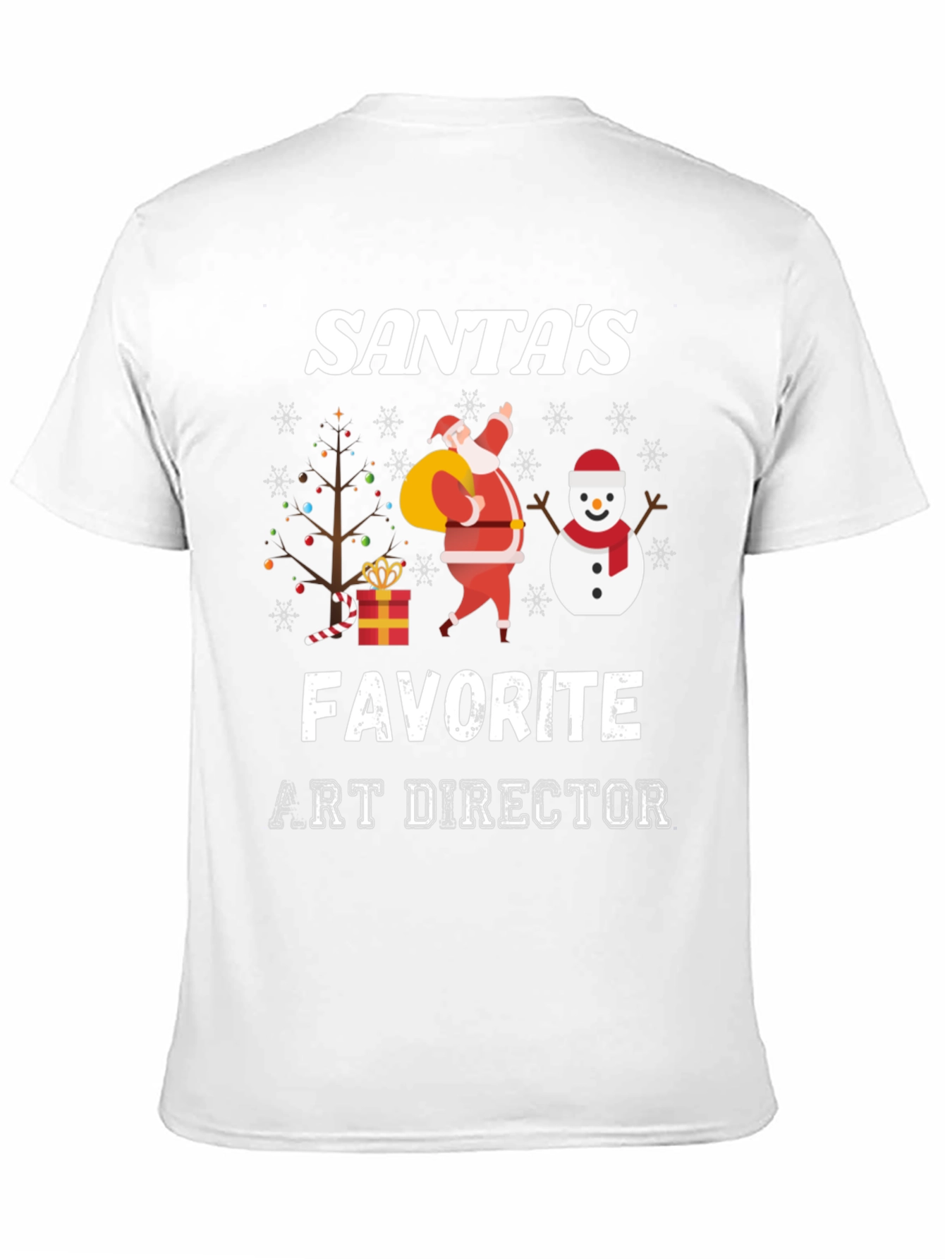 Santas Favorite Art Director Holiday T-Shirt