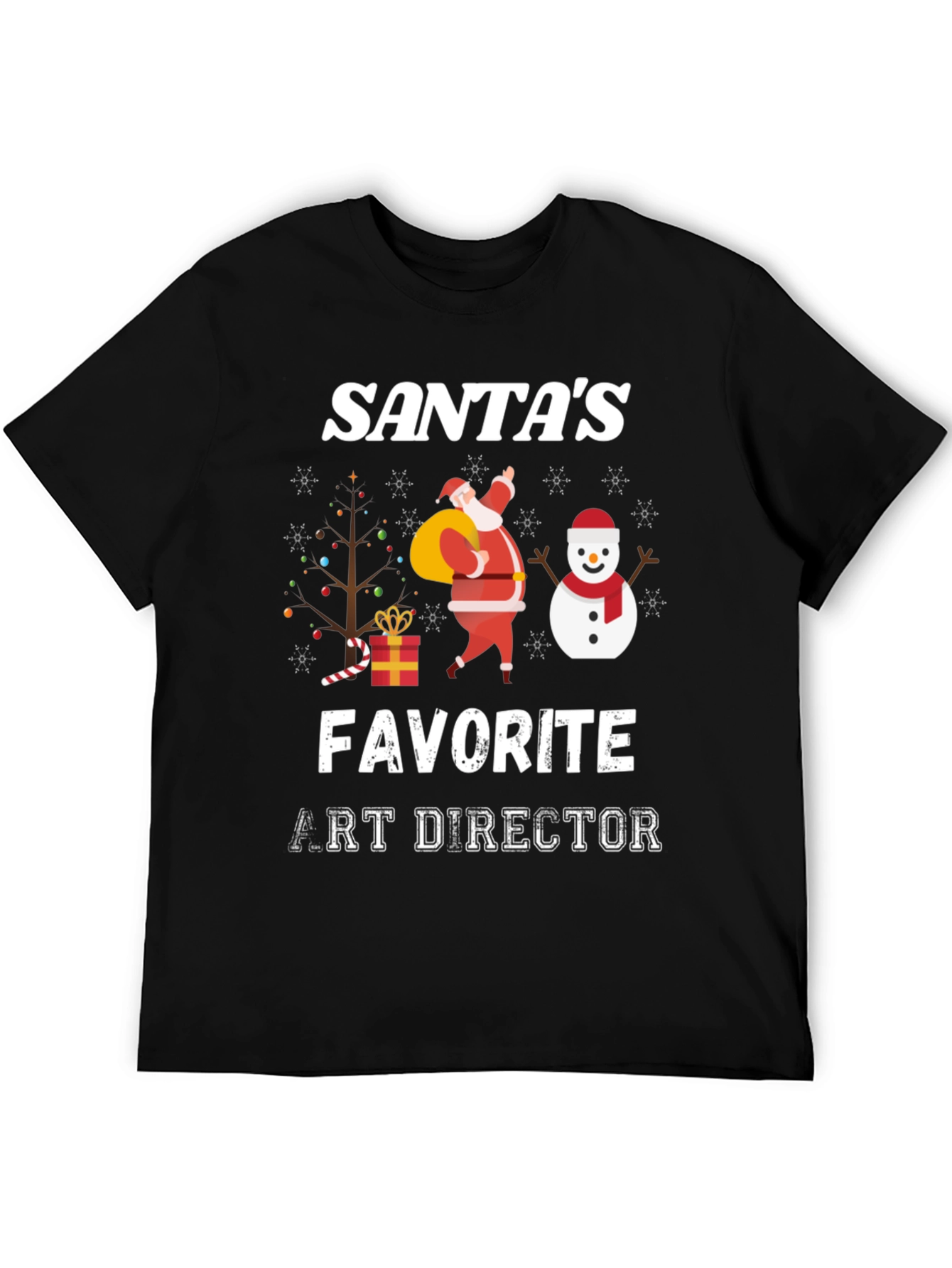 Santas Favorite Art Director Holiday T-Shirt
