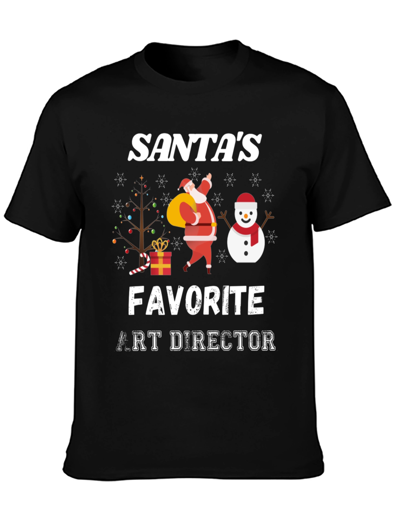 Santas Favorite Art Director Holiday T-Shirt