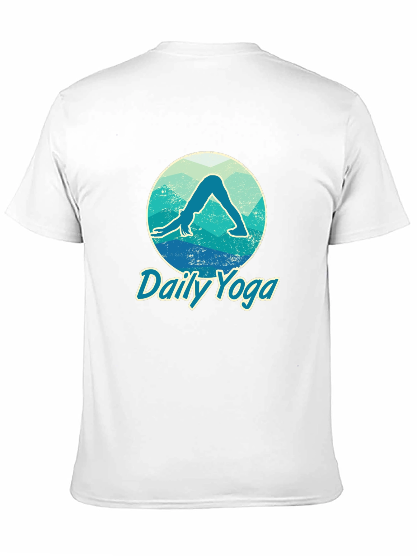 Daily Yoga Graphic T-Shirt - Black Cotton Tee