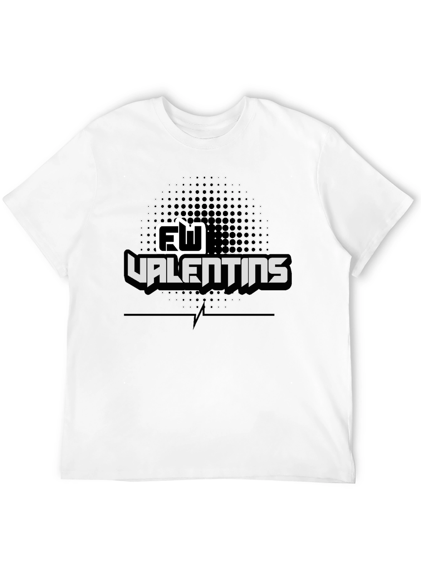 FW Valentins Graphic T-Shirt - Black Cotton Tee