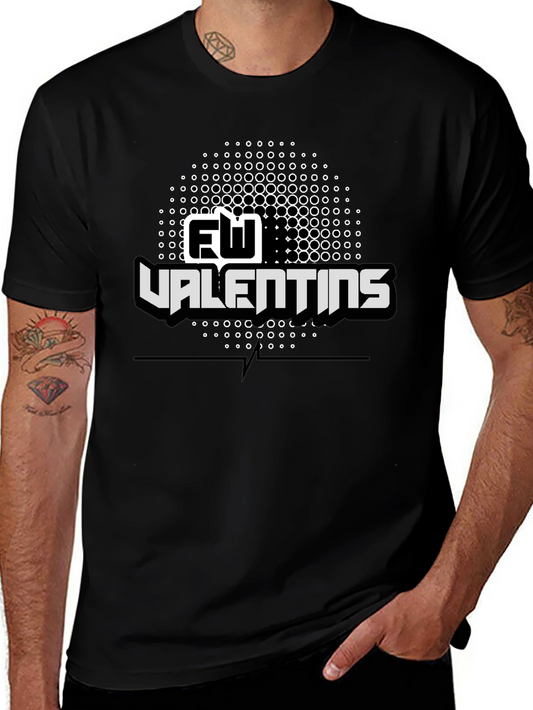 FW Valentins Graphic T-Shirt - Black Cotton Tee