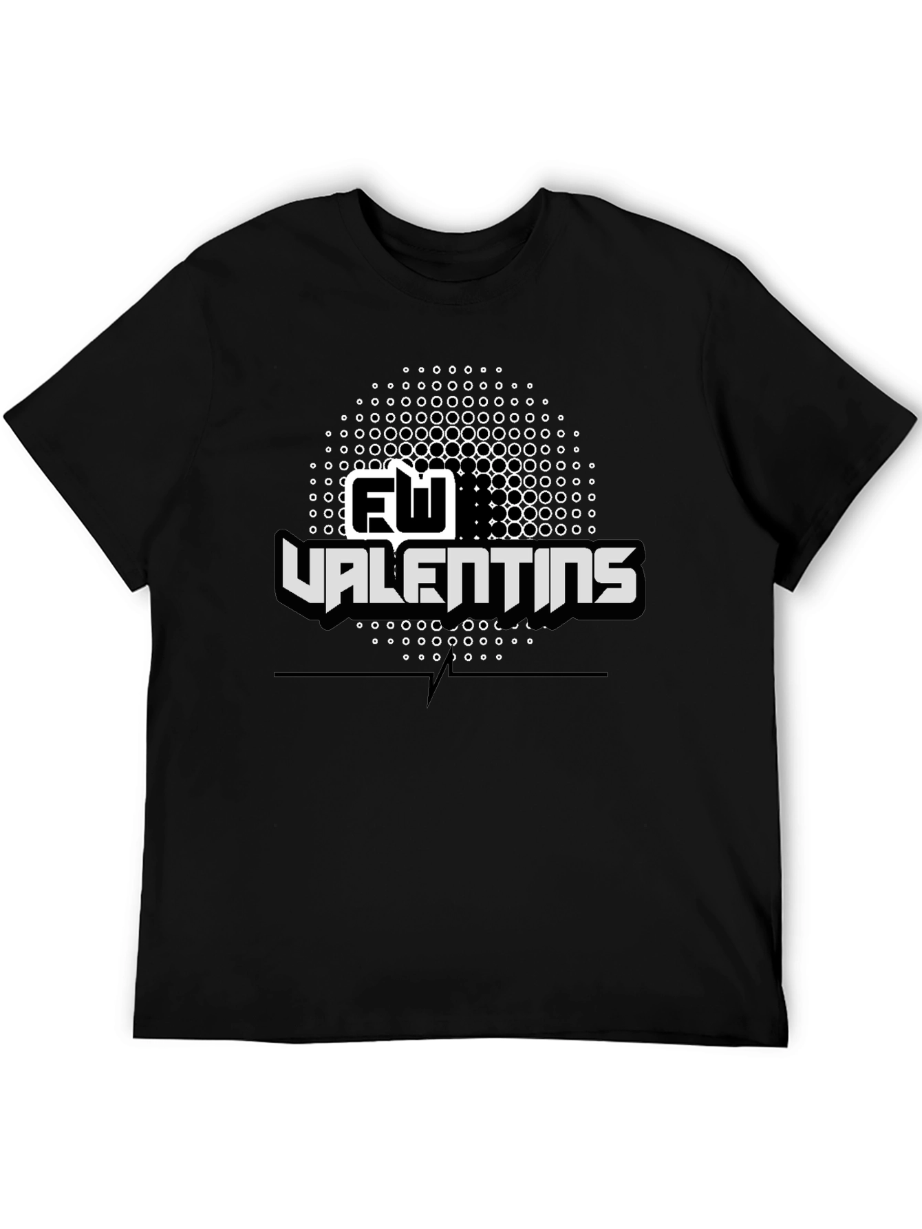 FW Valentins Graphic T-Shirt - Black Cotton Tee