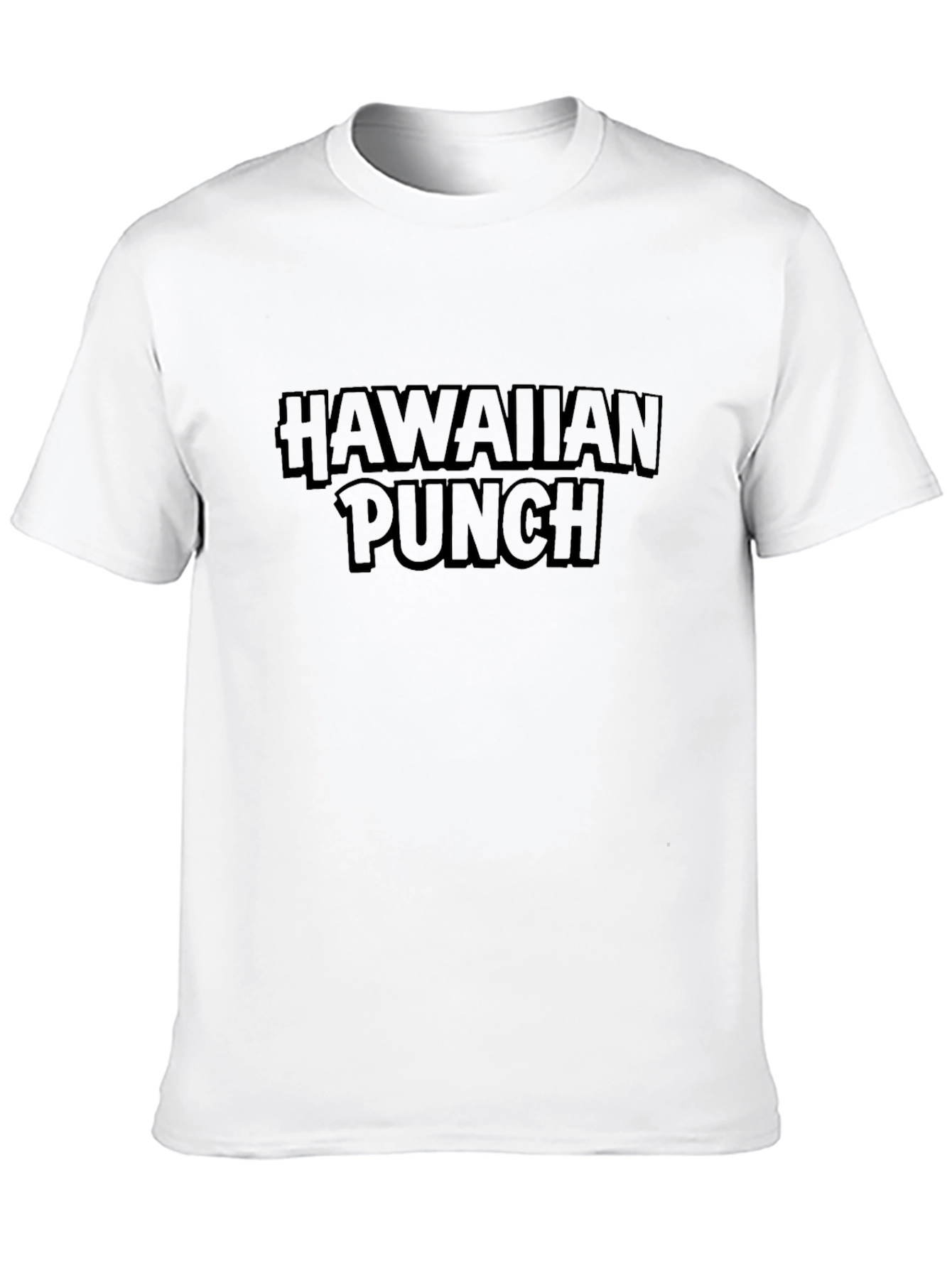 Hawaiian Punch Graphic Tee - Black Crew Neck T-Shirt