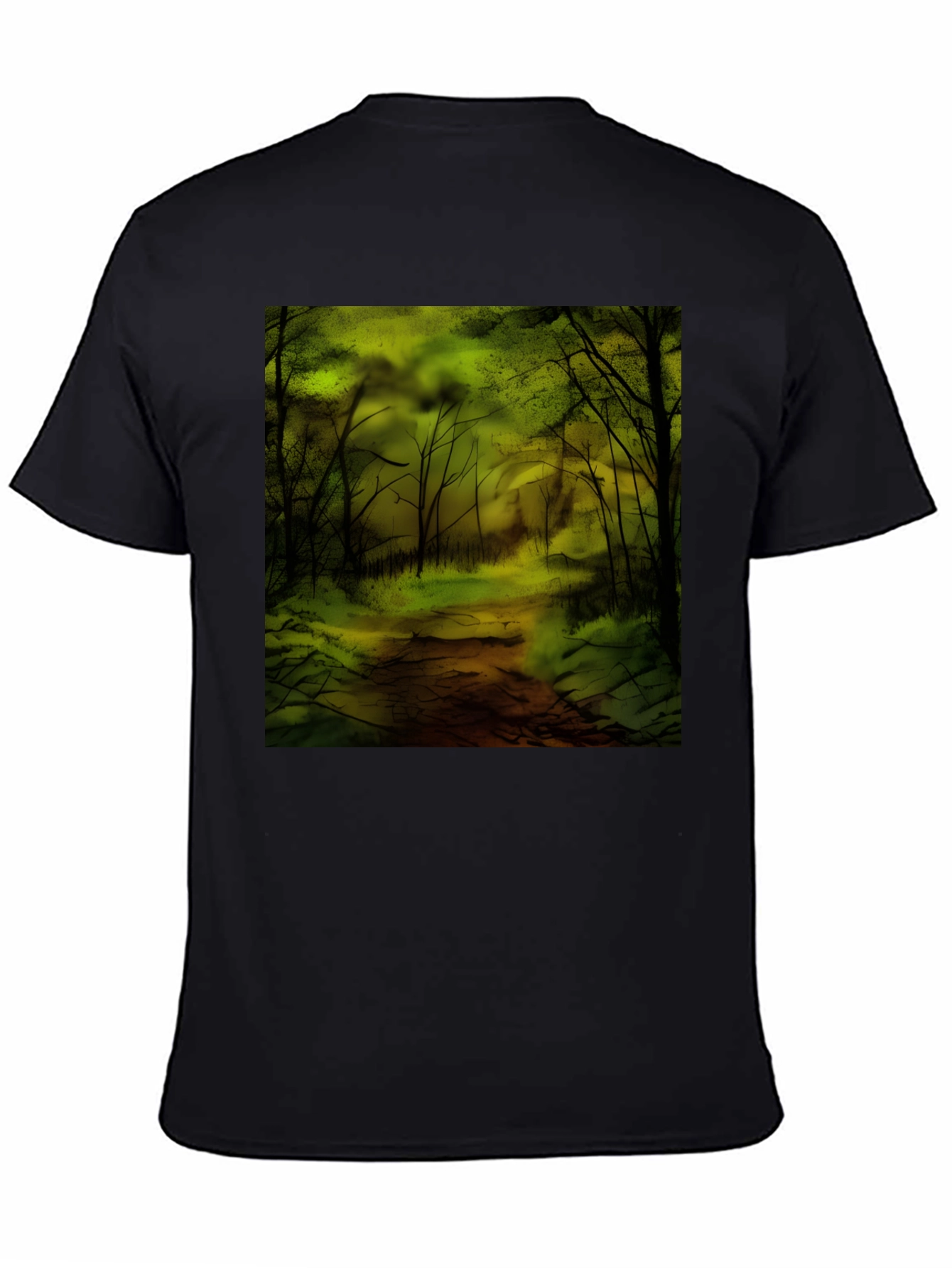 Forest Graphic T-Shirt - Black