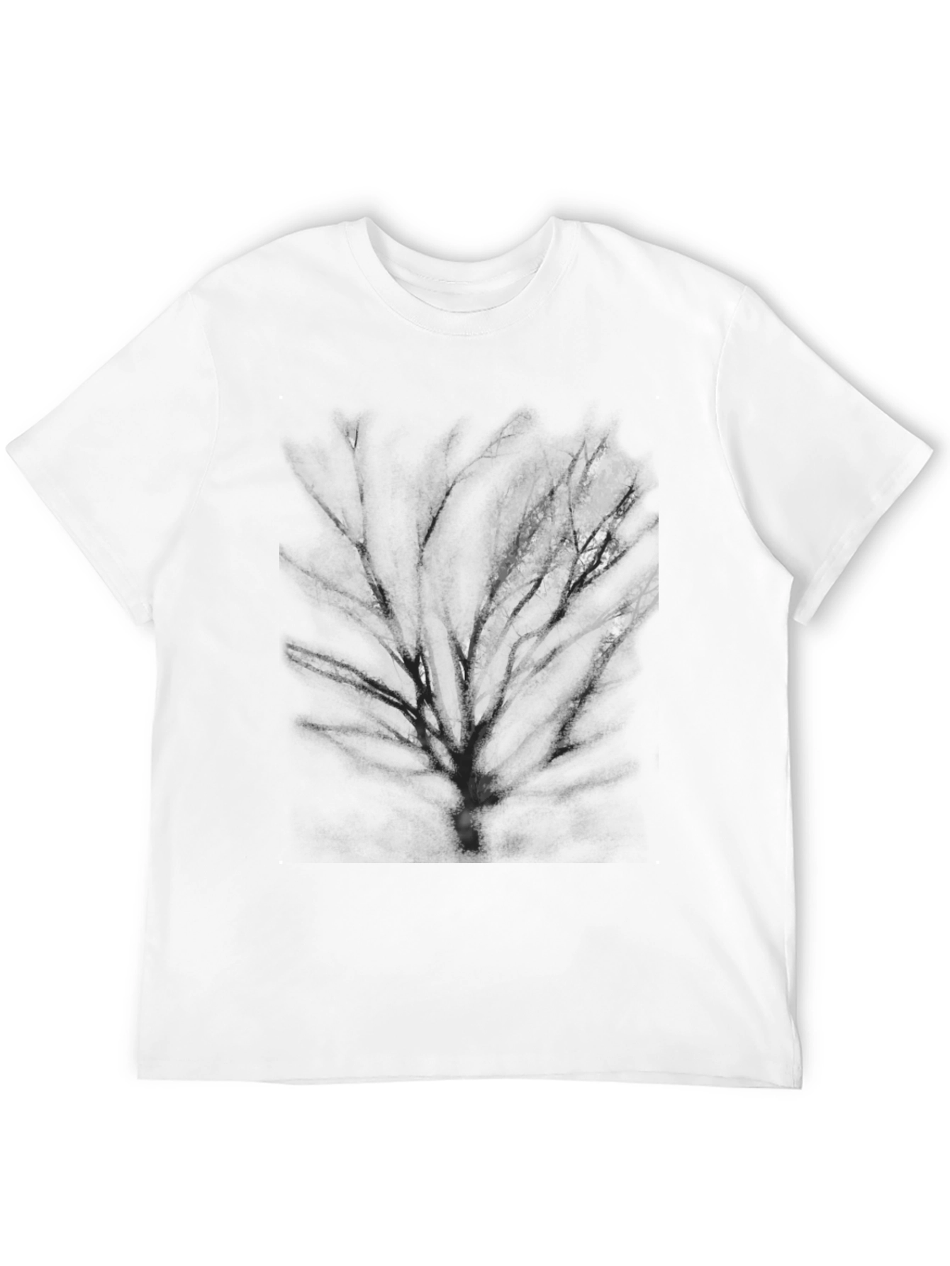 Monochrome Tree Graphic Tee
