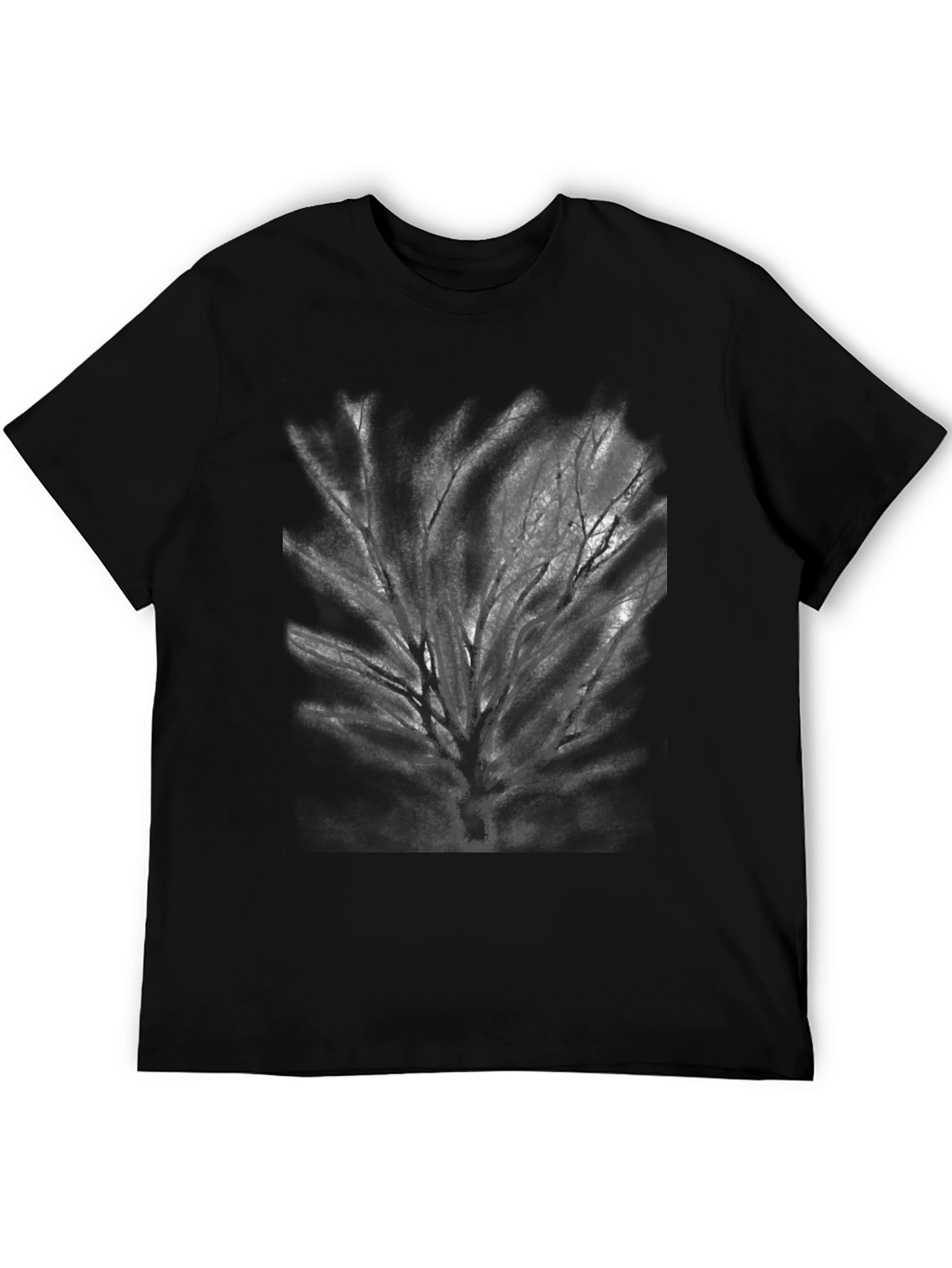 Monochrome Tree Graphic Tee