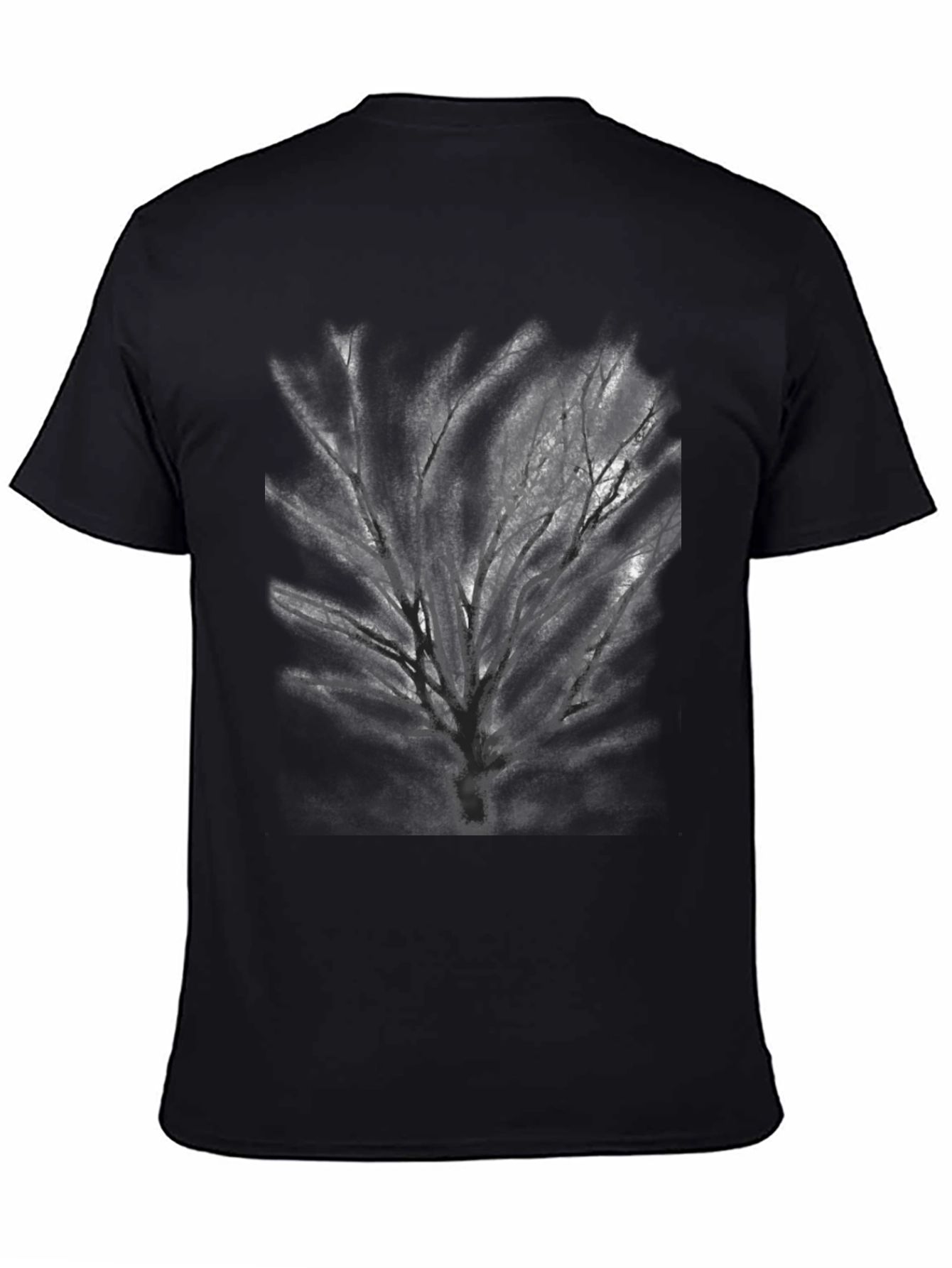 Monochrome Tree Graphic Tee