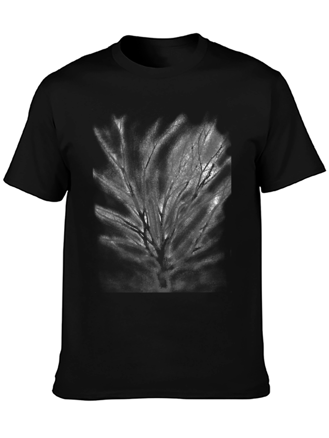 Monochrome Tree Graphic Tee